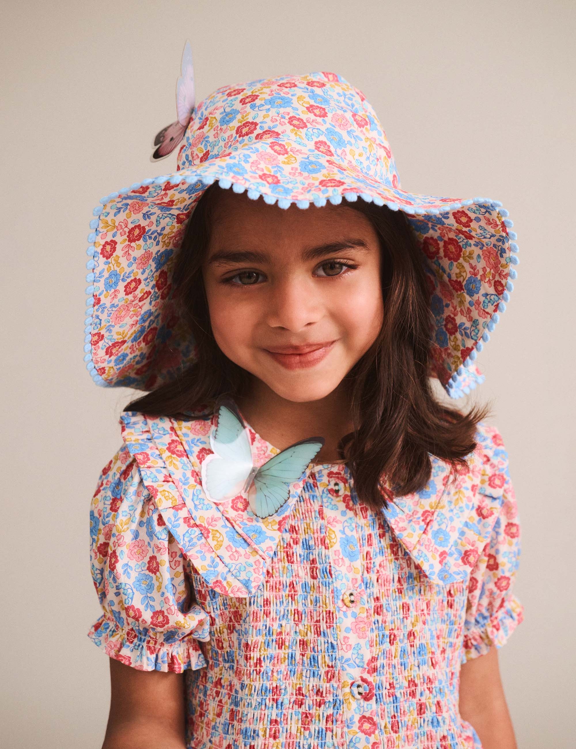 Vintage Floral Sunhat ACCESSORIES Huxbaby Shopify