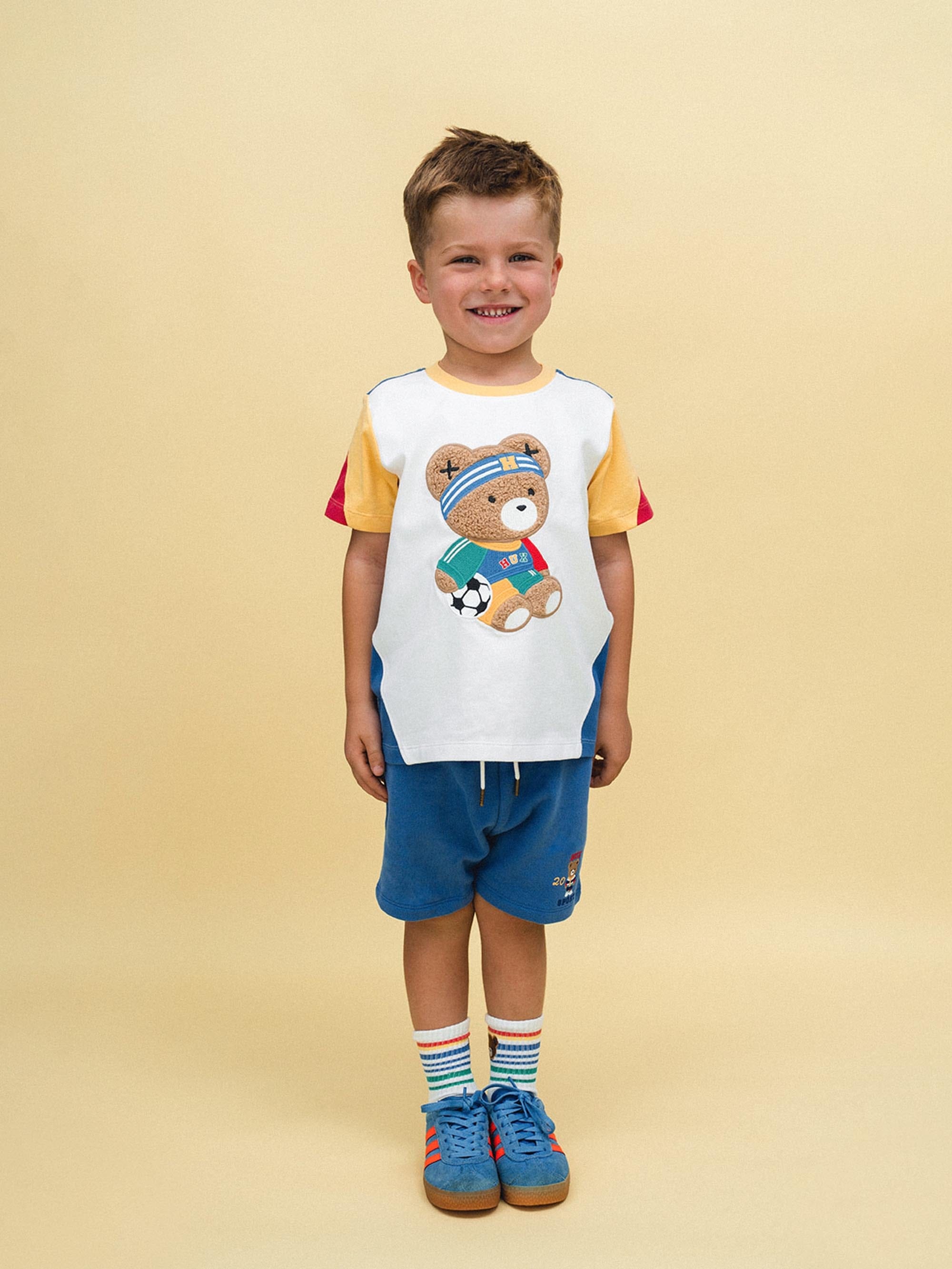 Hux Soccer Star Spliced T-Shirt T-SHIRT Huxbaby