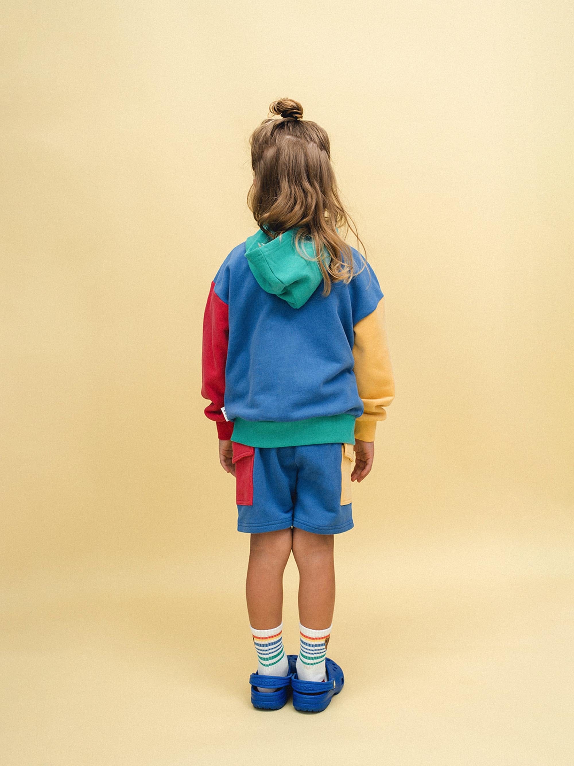 Colour Block Pocket Zip Through SWEATSHIRT Huxbaby