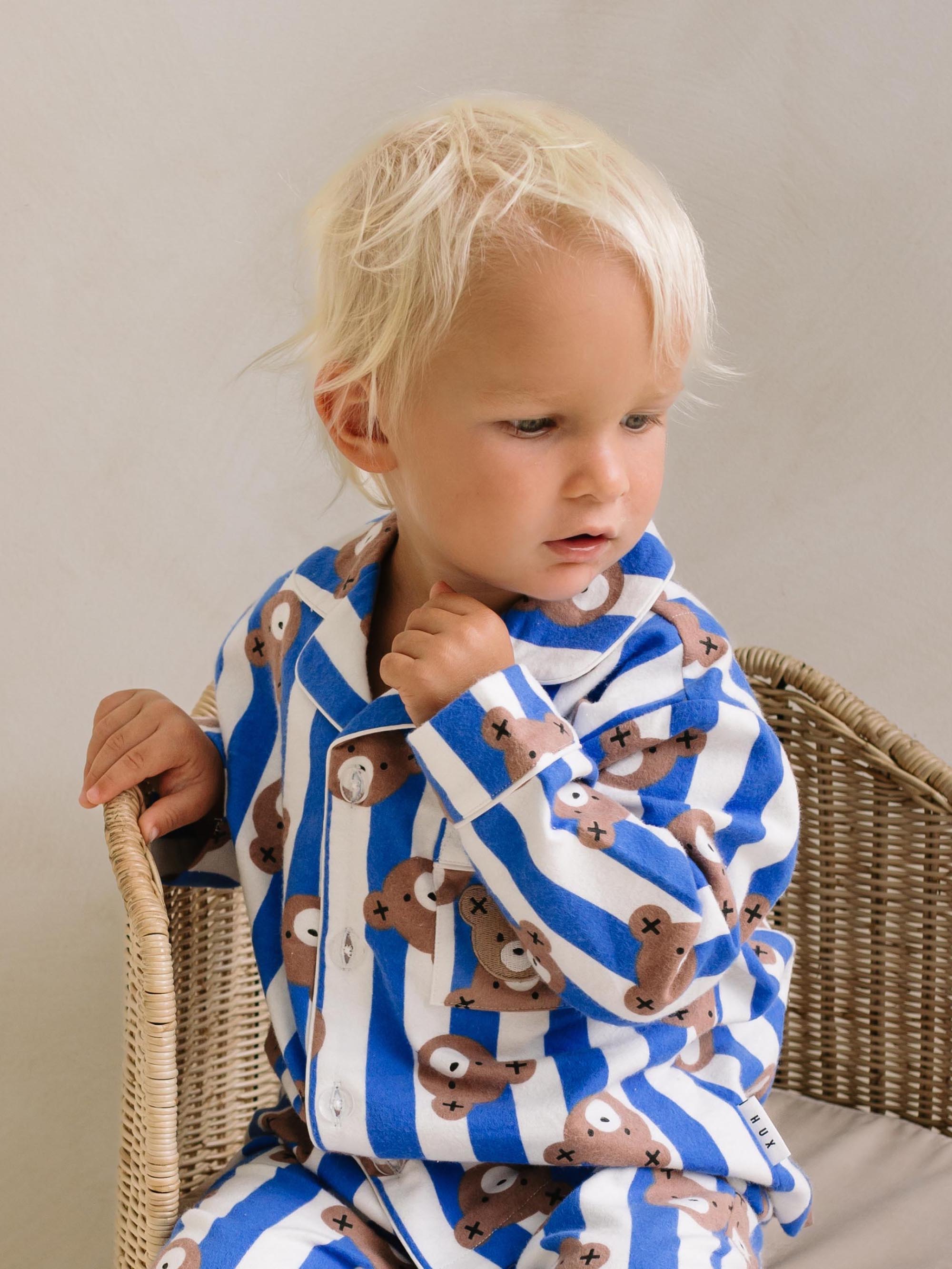 Hux Stripe Flannel Pyjama SLEEPWEAR Huxbaby