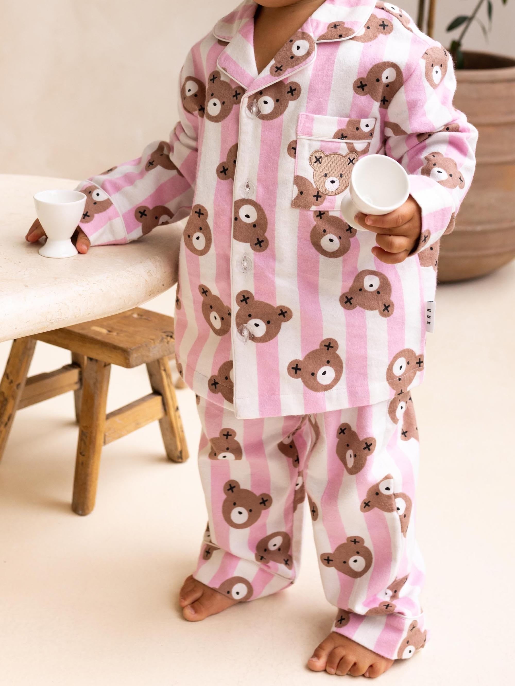 Huxette Stripe Flannel Pyjama SLEEPWEAR Huxbaby