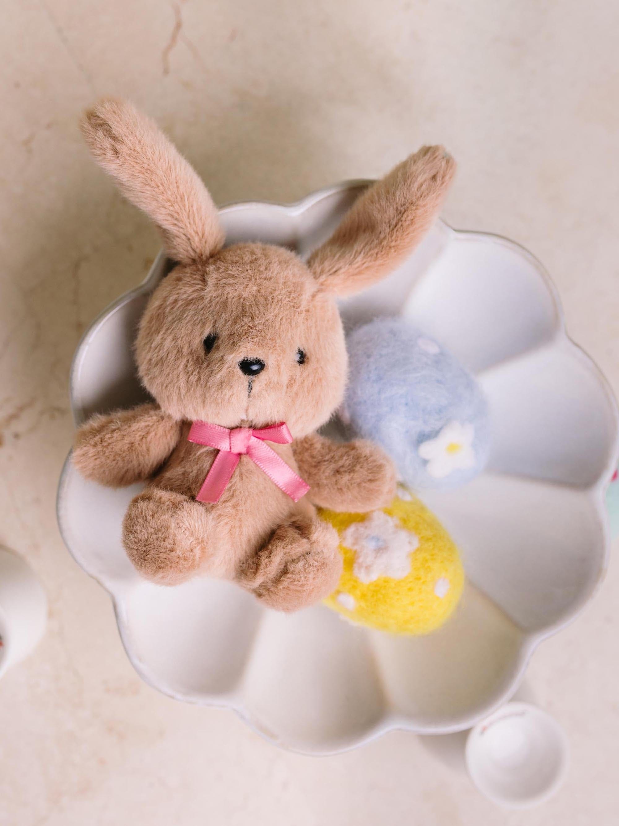 Pink Bunny toy friend toy Huxbaby