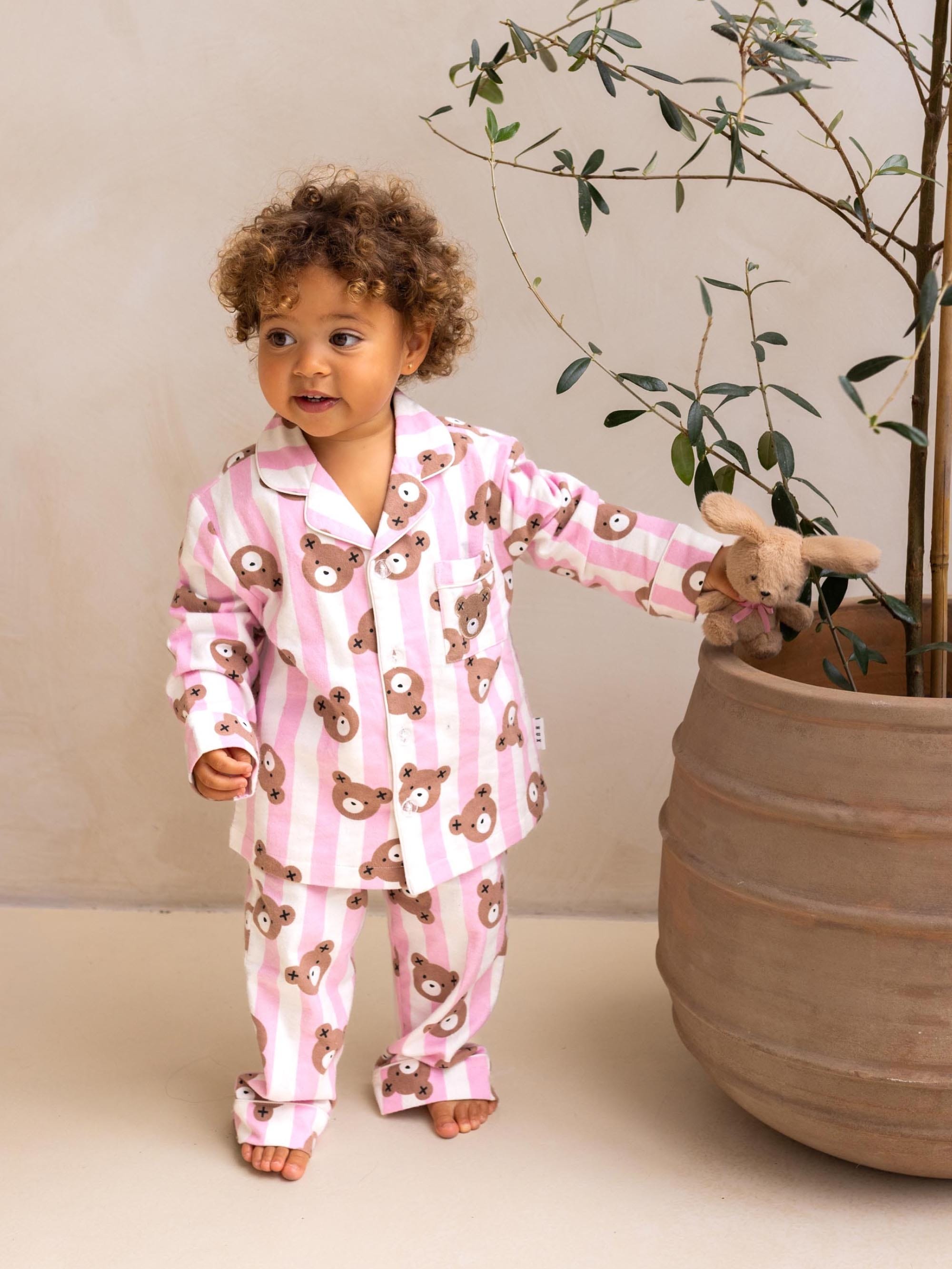 Huxette Stripe Flannel Pyjama SLEEPWEAR Huxbaby