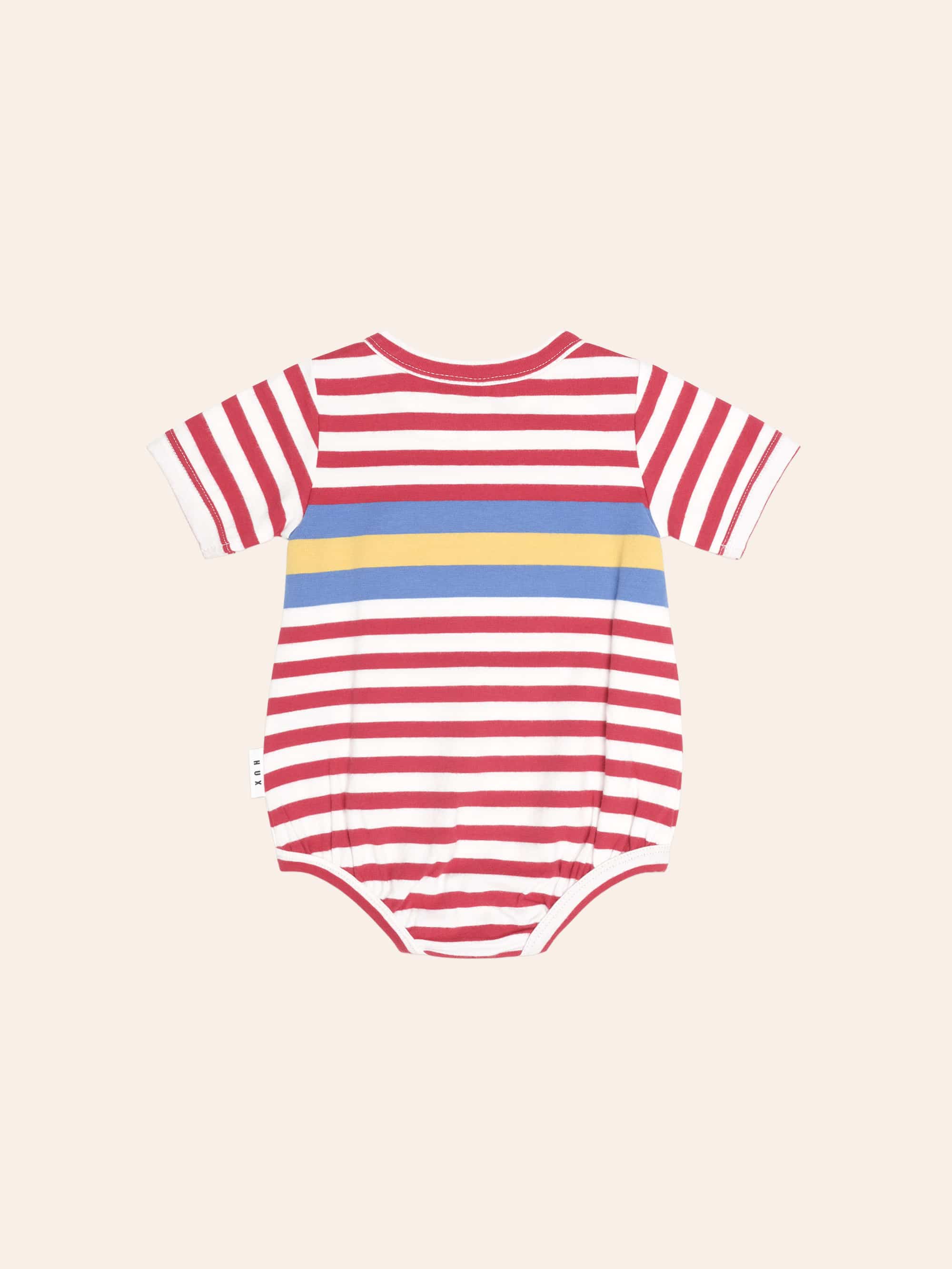 Fireman Hux Stripe Romper ONESIE Huxbaby Shopify