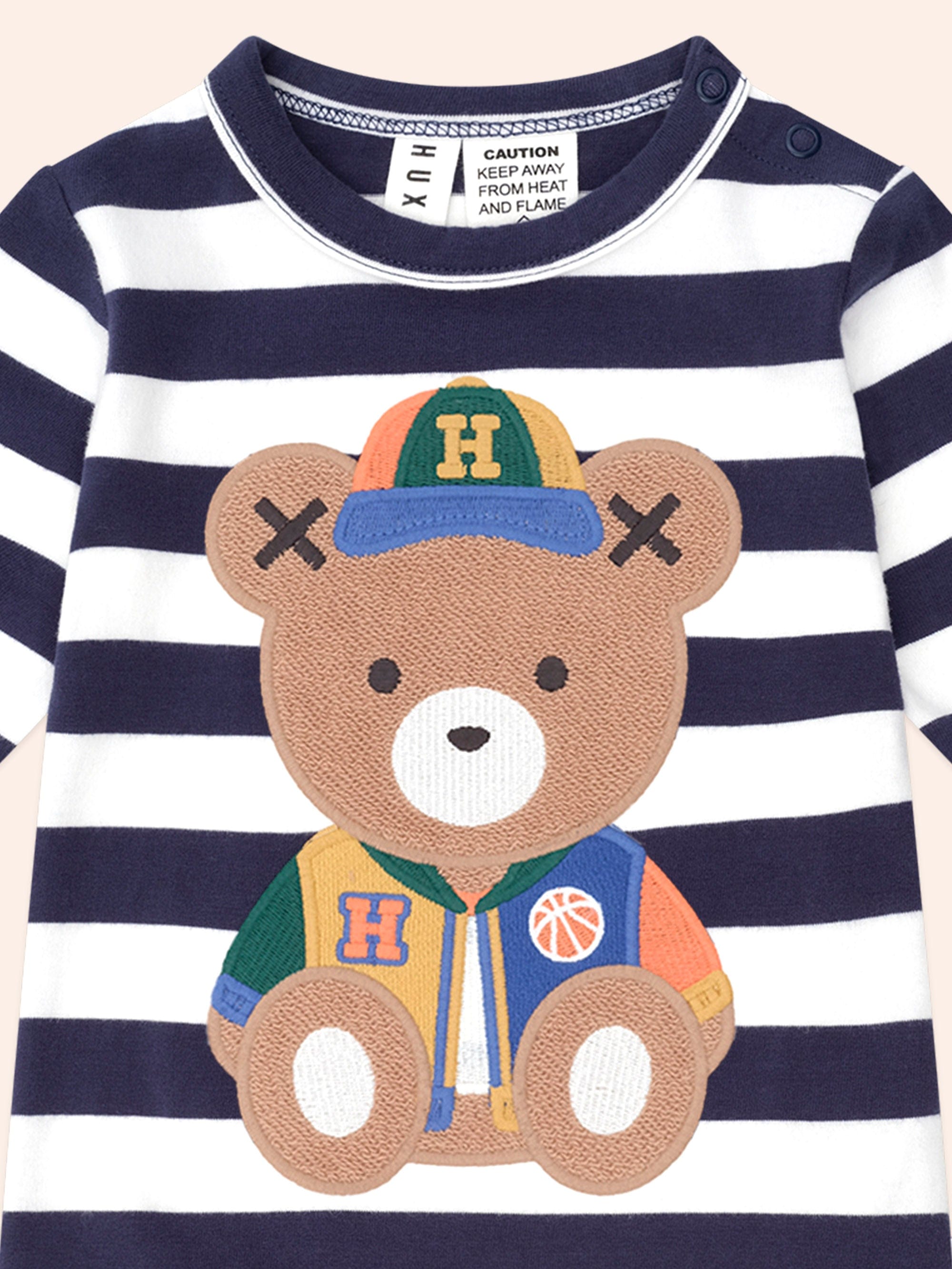 Varsity Hux Romper ROMPER Huxbaby