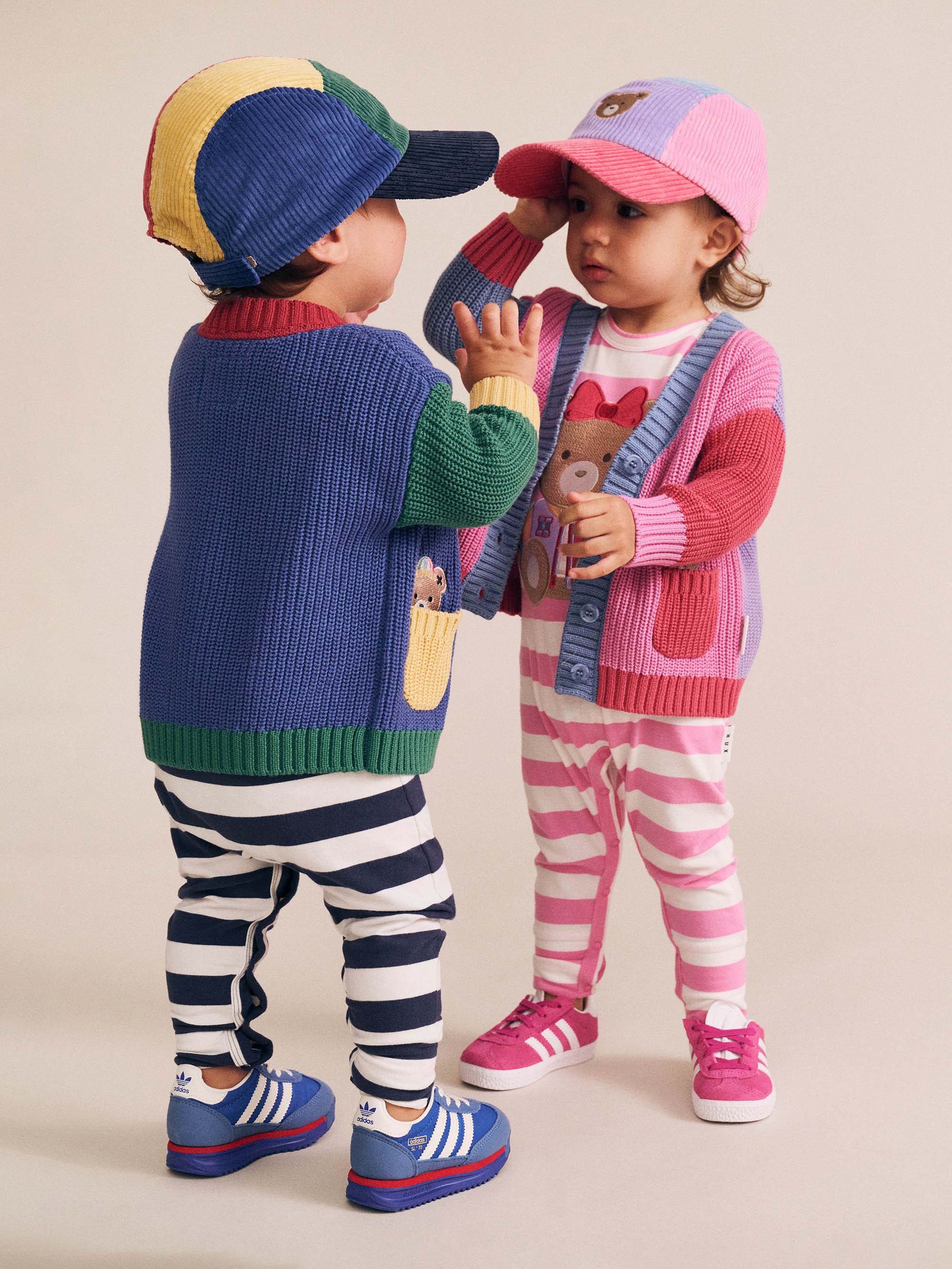 Colour Block Huxette Cardi KNIT CARDI Huxbaby