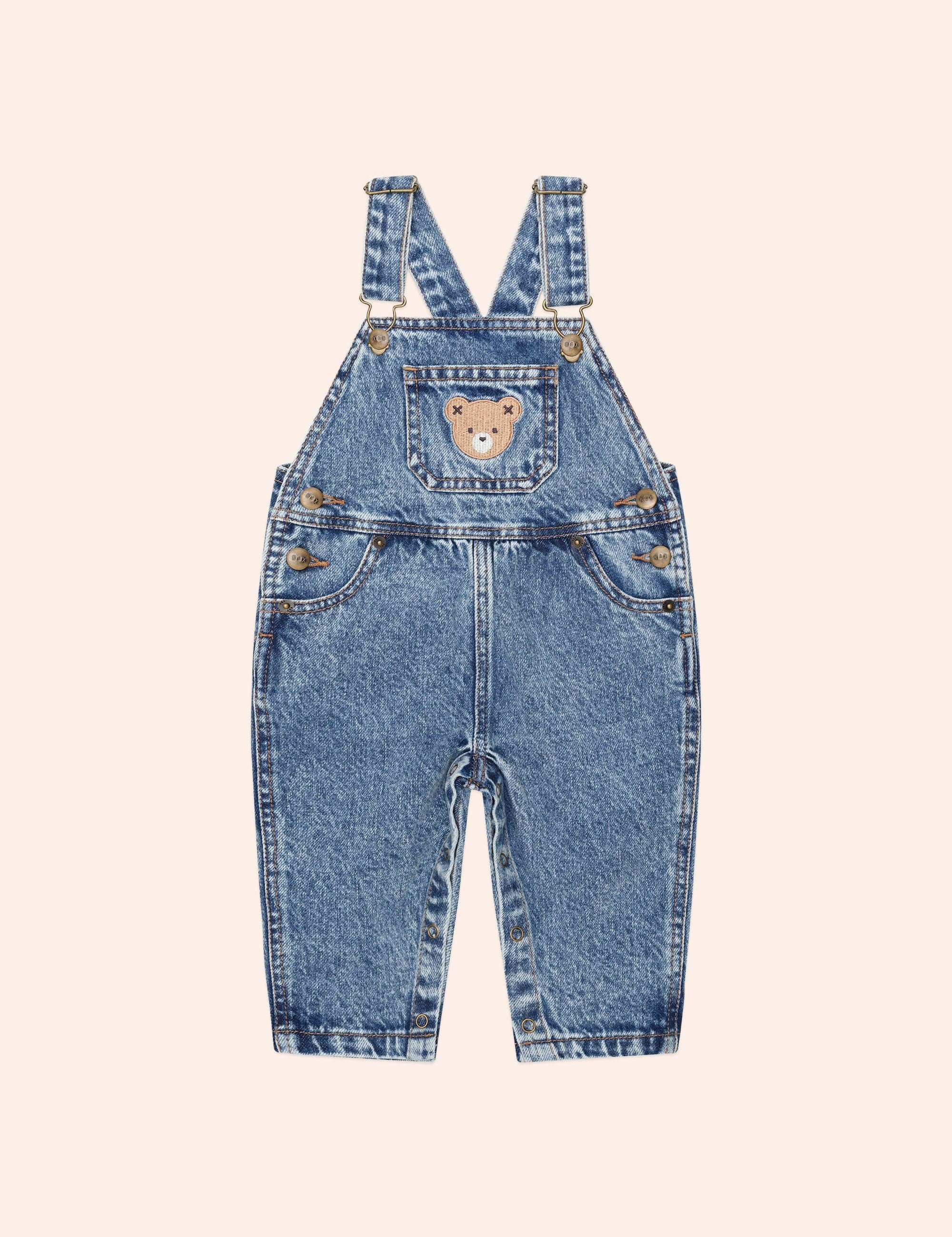 Dreamy Denim Overalls OVERALL Huxbaby
