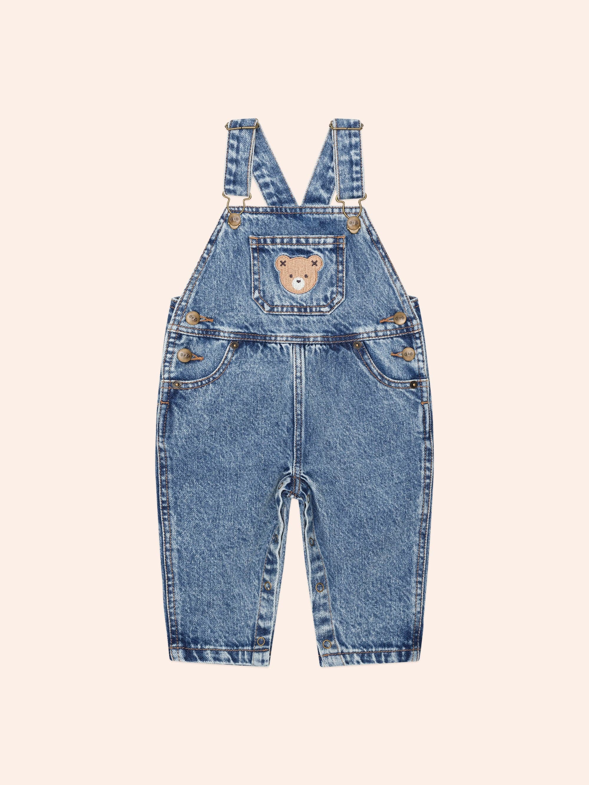 Dreamy Denim Overalls OVERALL Huxbaby