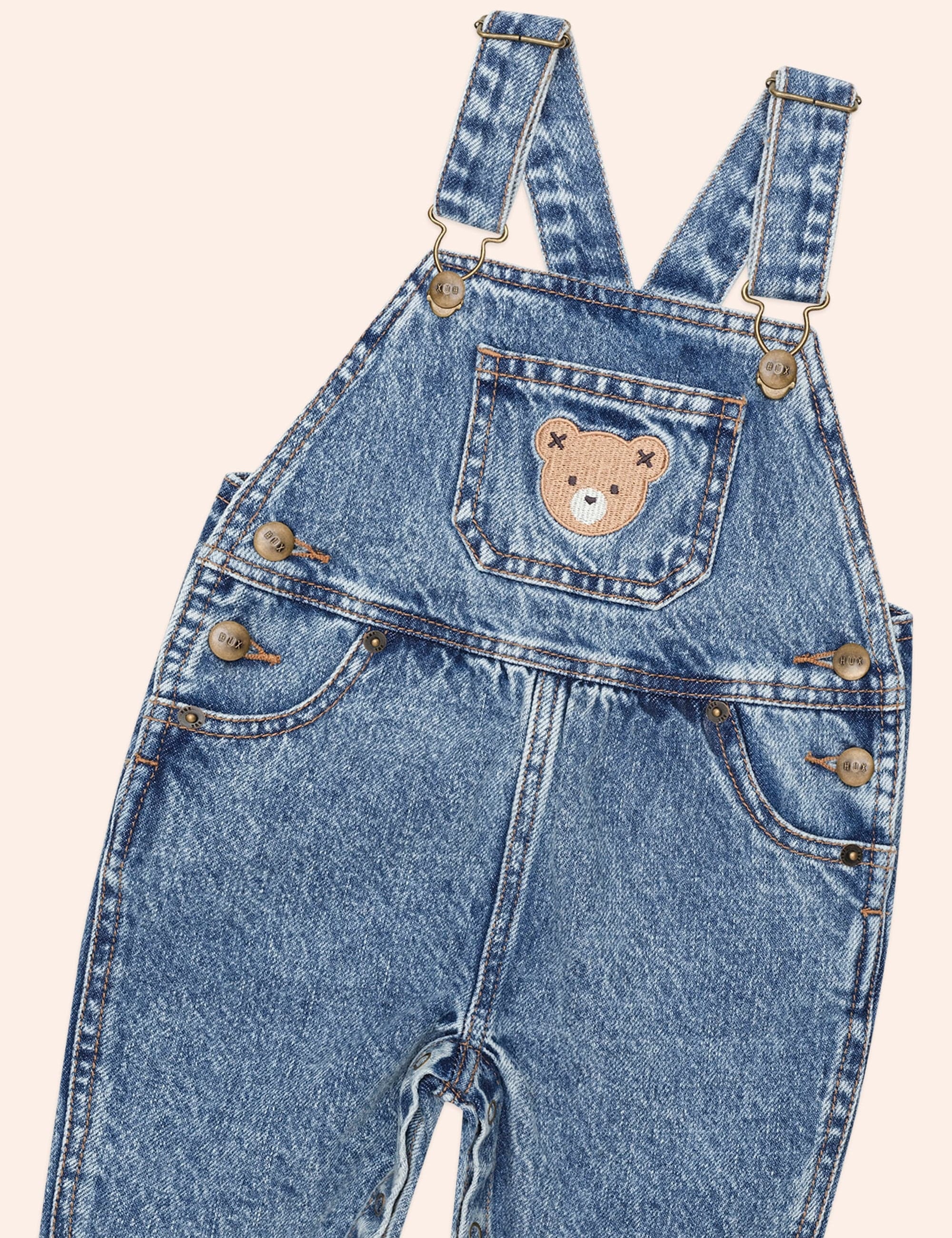 Dreamy Denim Overalls OVERALL Huxbaby
