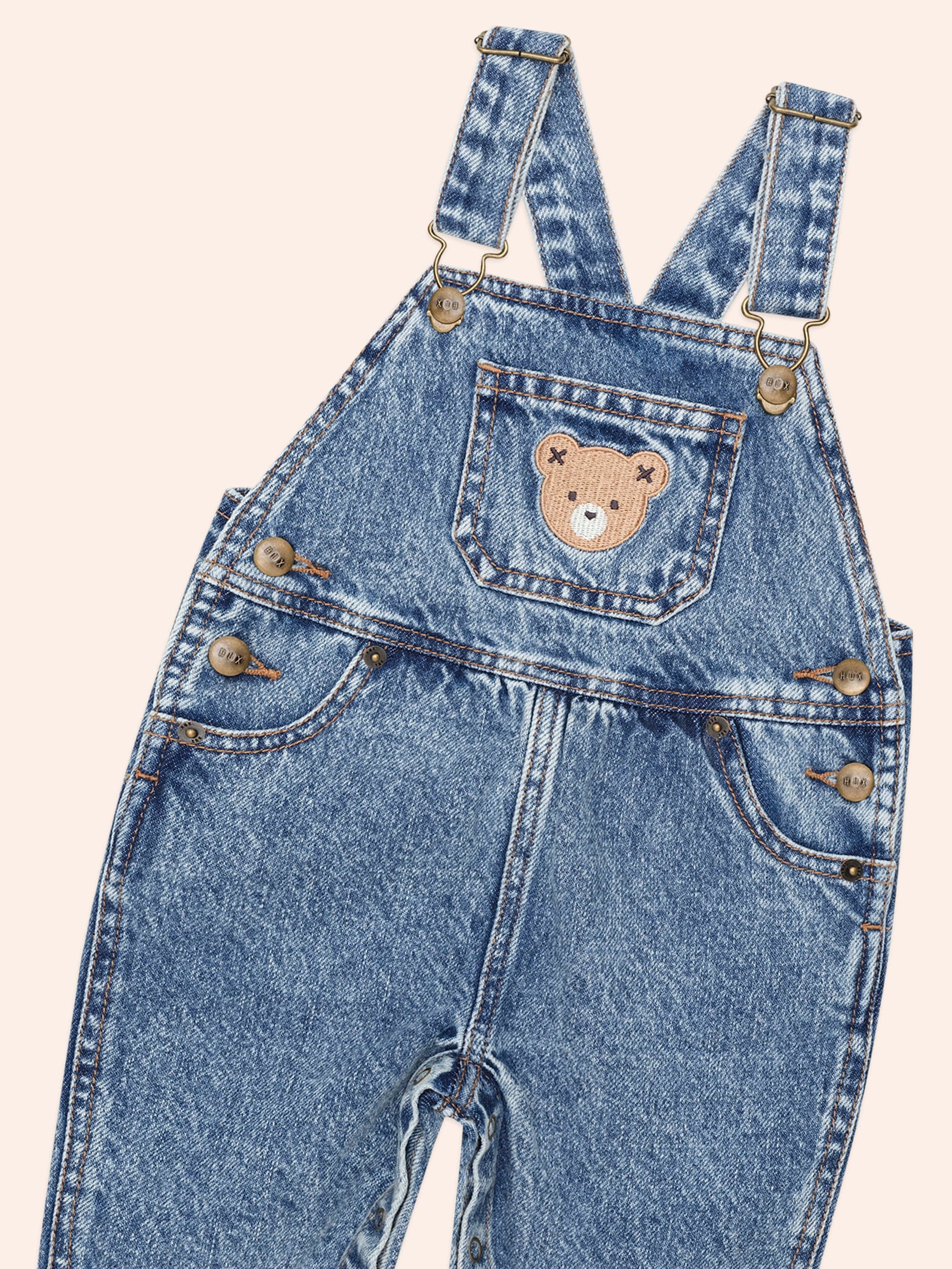 Dreamy Denim Overalls OVERALL Huxbaby