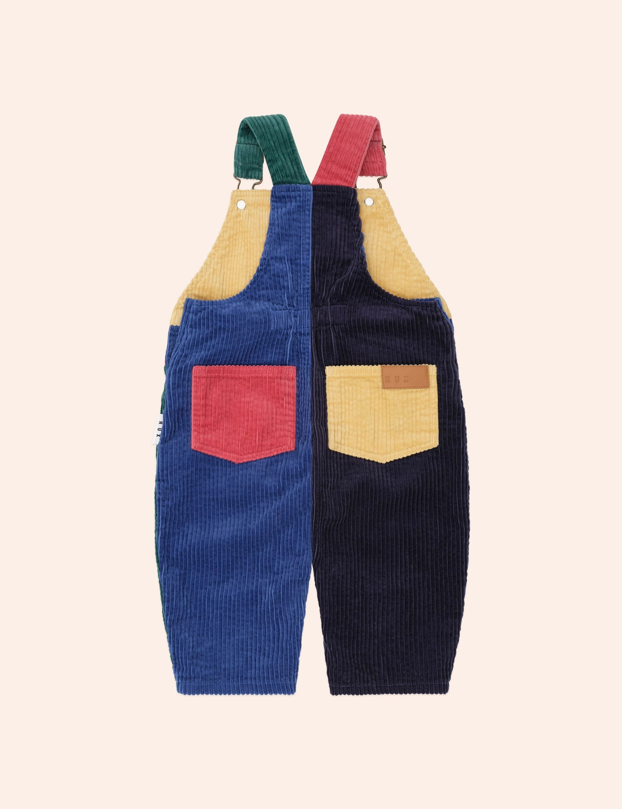 Colour Block Cord Overalls OVERALL Huxbaby