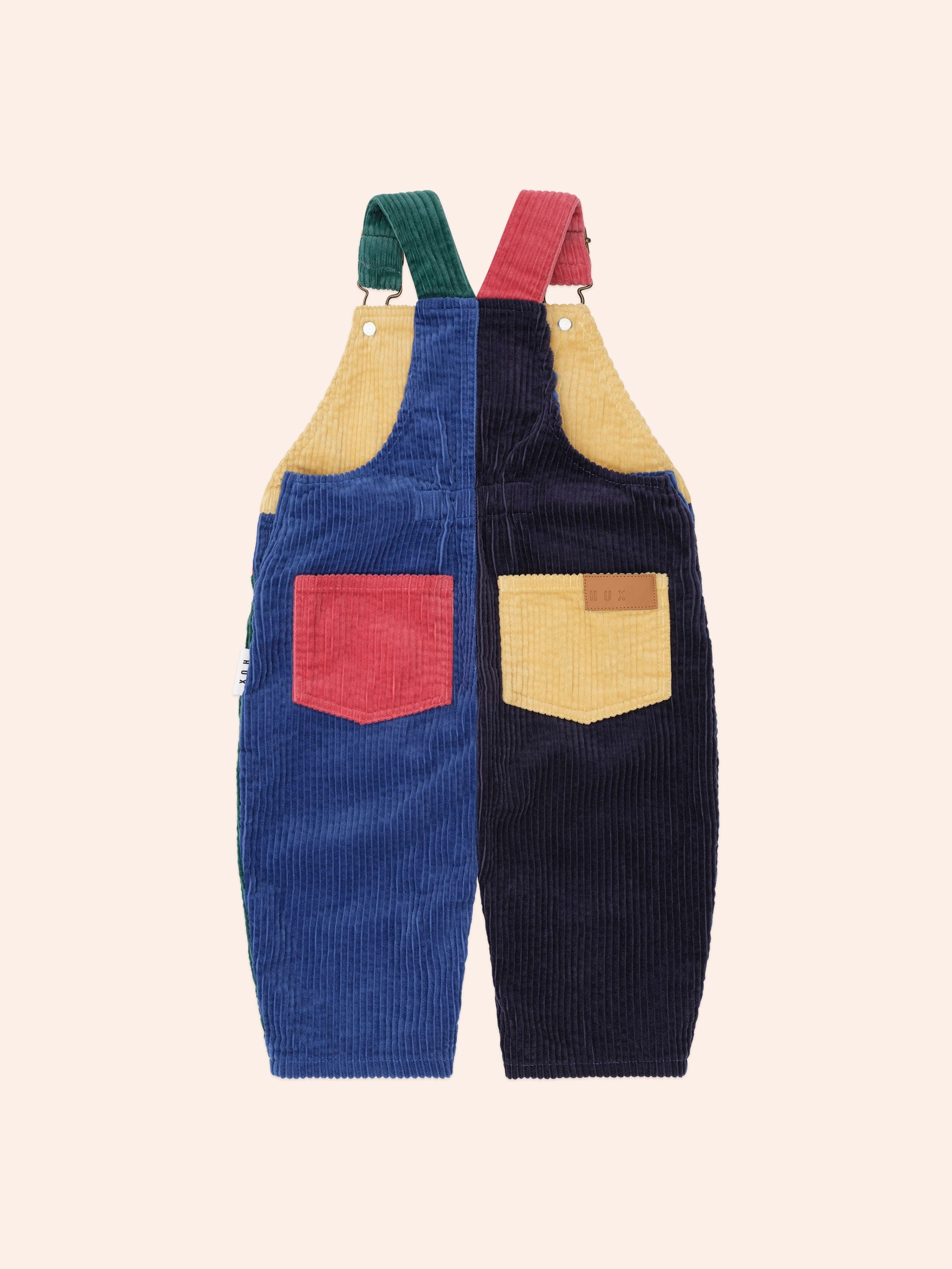 Colour Block Cord Overalls OVERALL Huxbaby