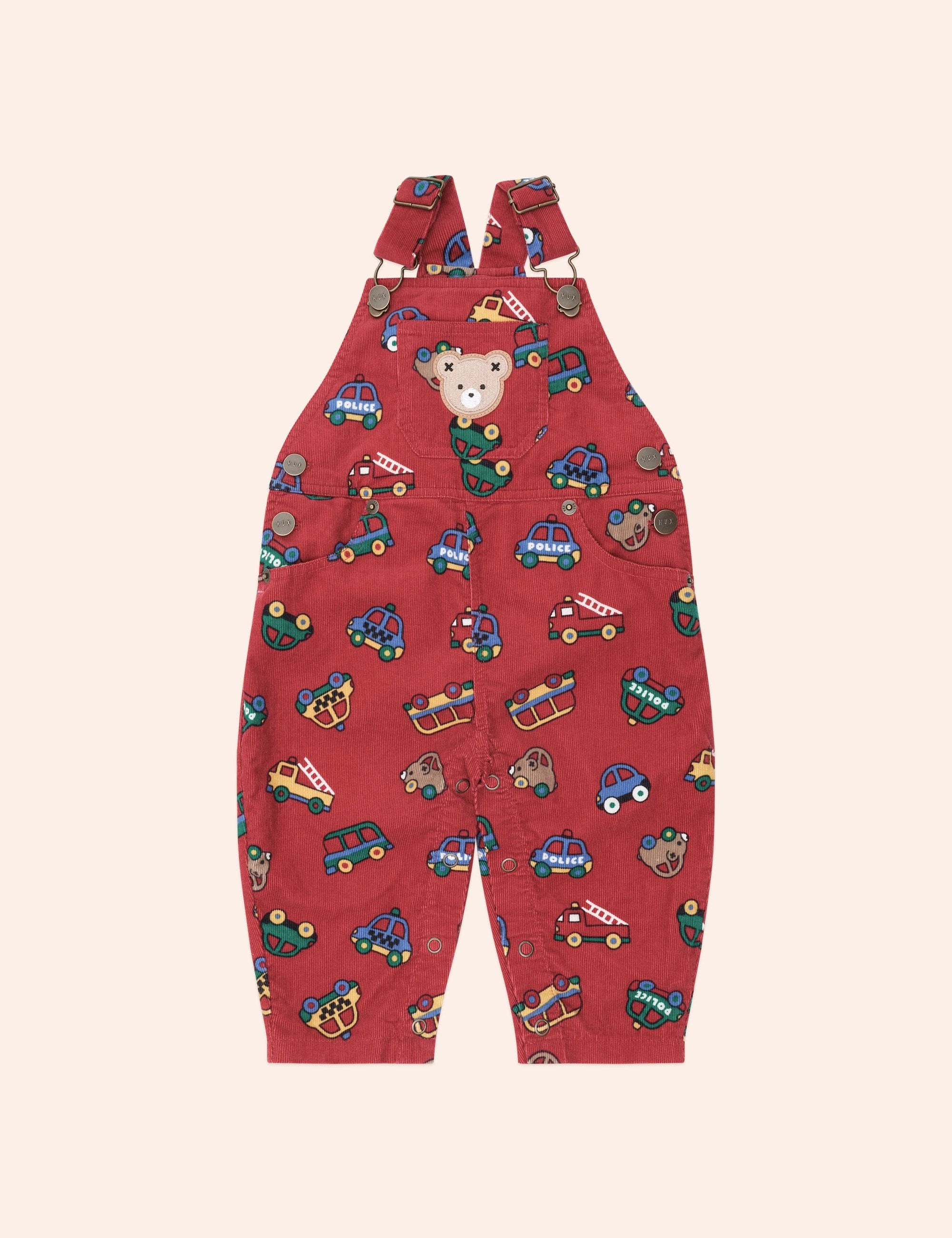 Vroom Vroom Cord Overalls OVERALL Huxbaby