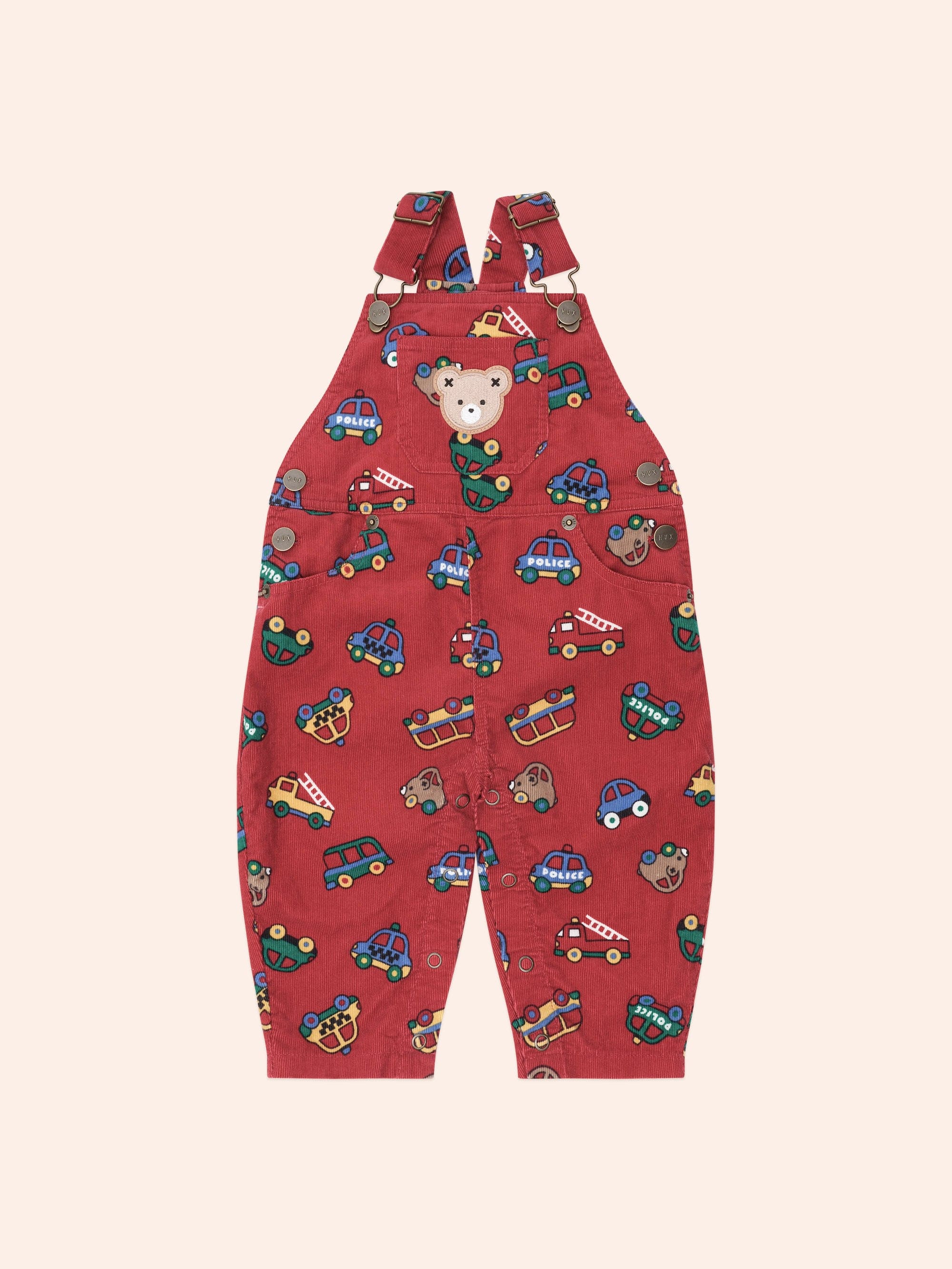 Vroom Vroom Cord Overalls OVERALL Huxbaby