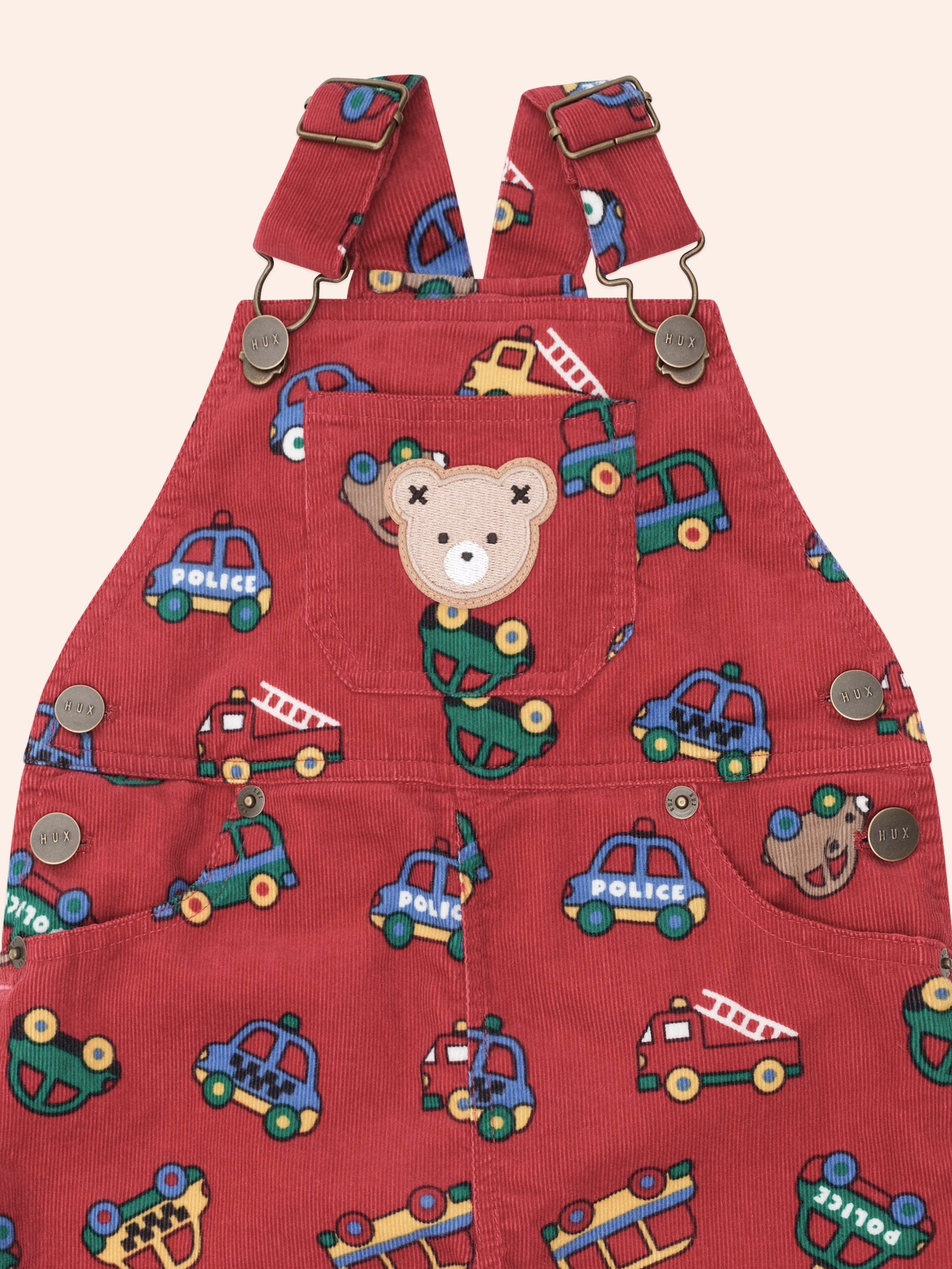 Vroom Vroom Cord Overalls OVERALL Huxbaby