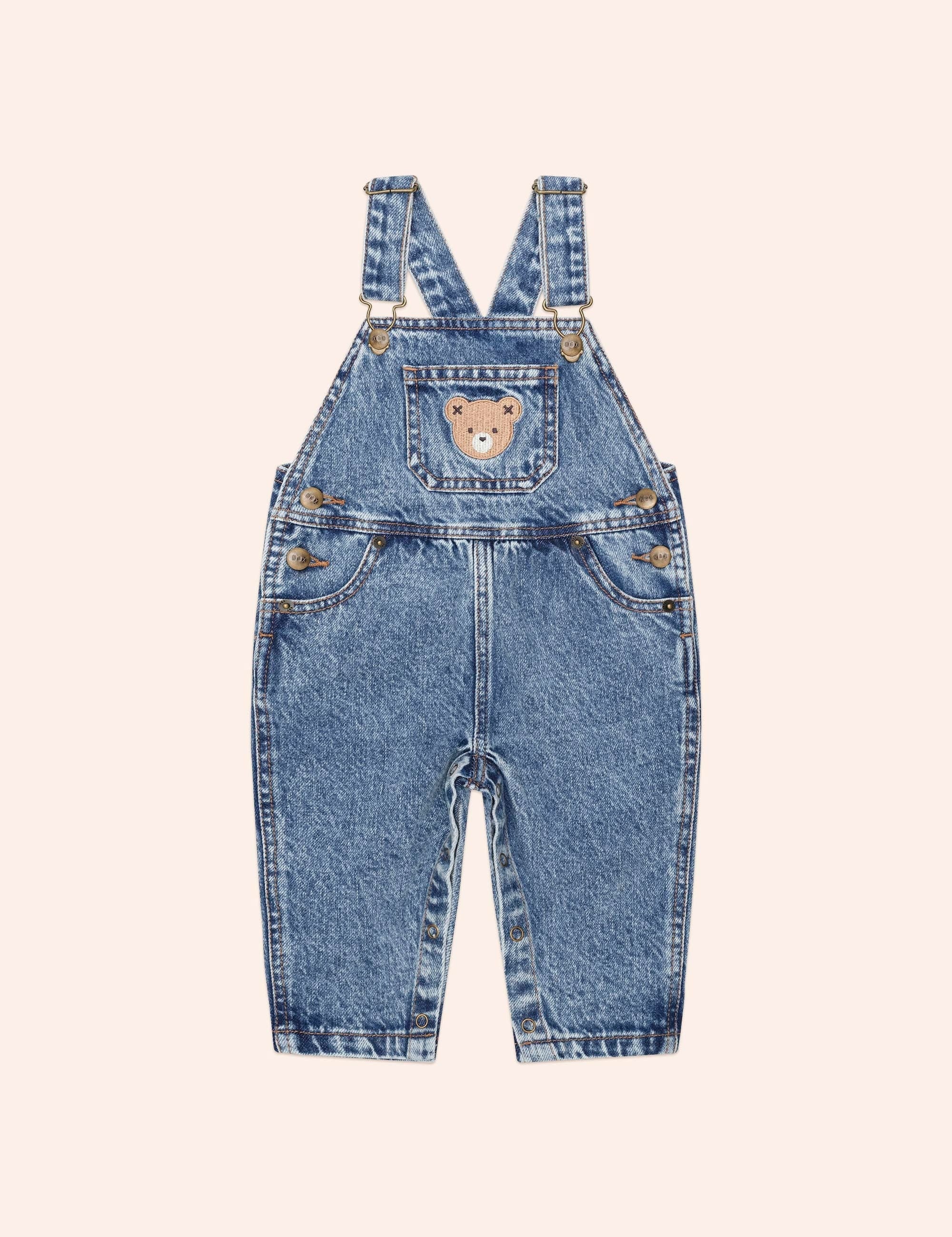 Dreamy Denim Overalls OVERALL Huxbaby