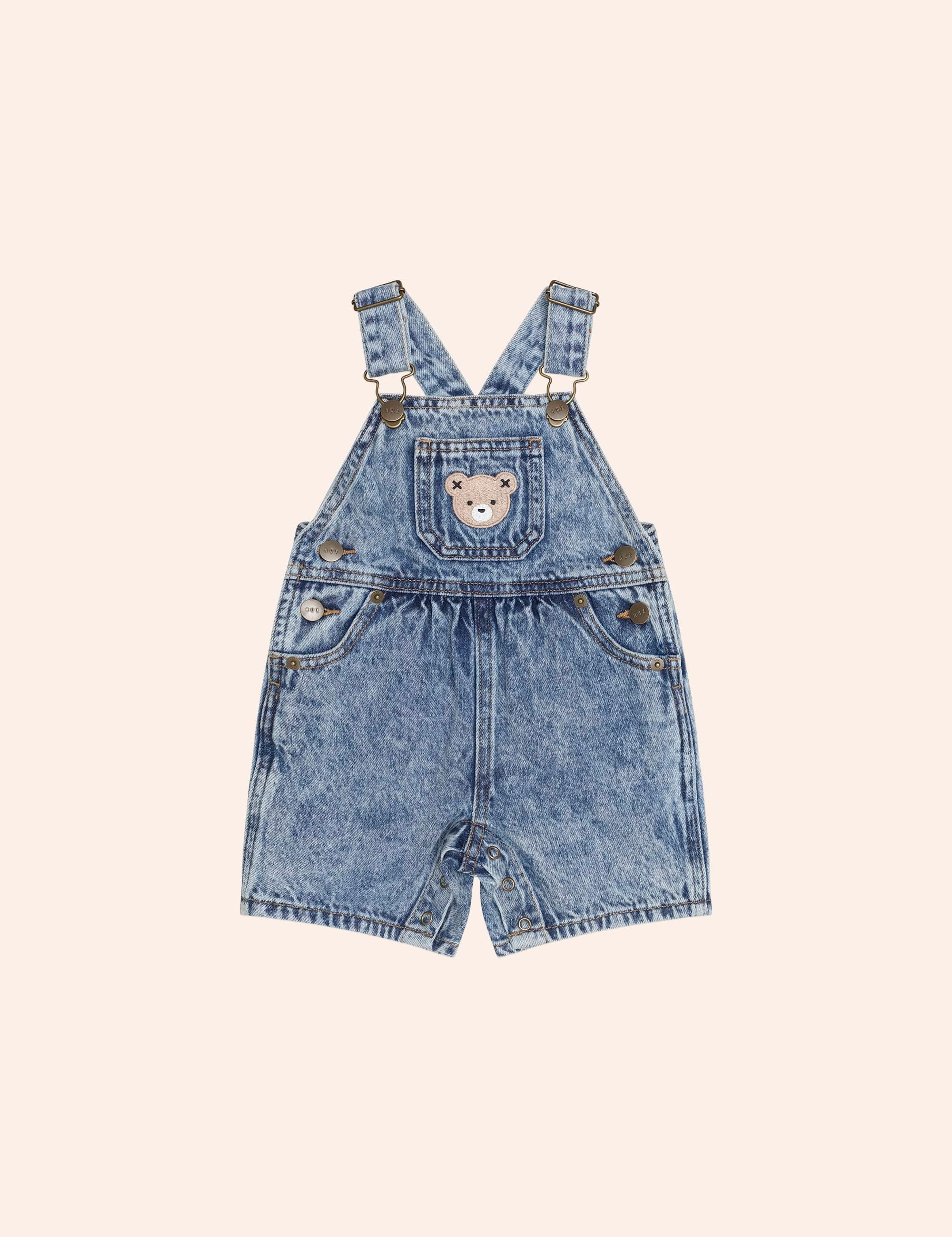 Dreamy Denim Shortall SHORTALL Huxbaby Shopify