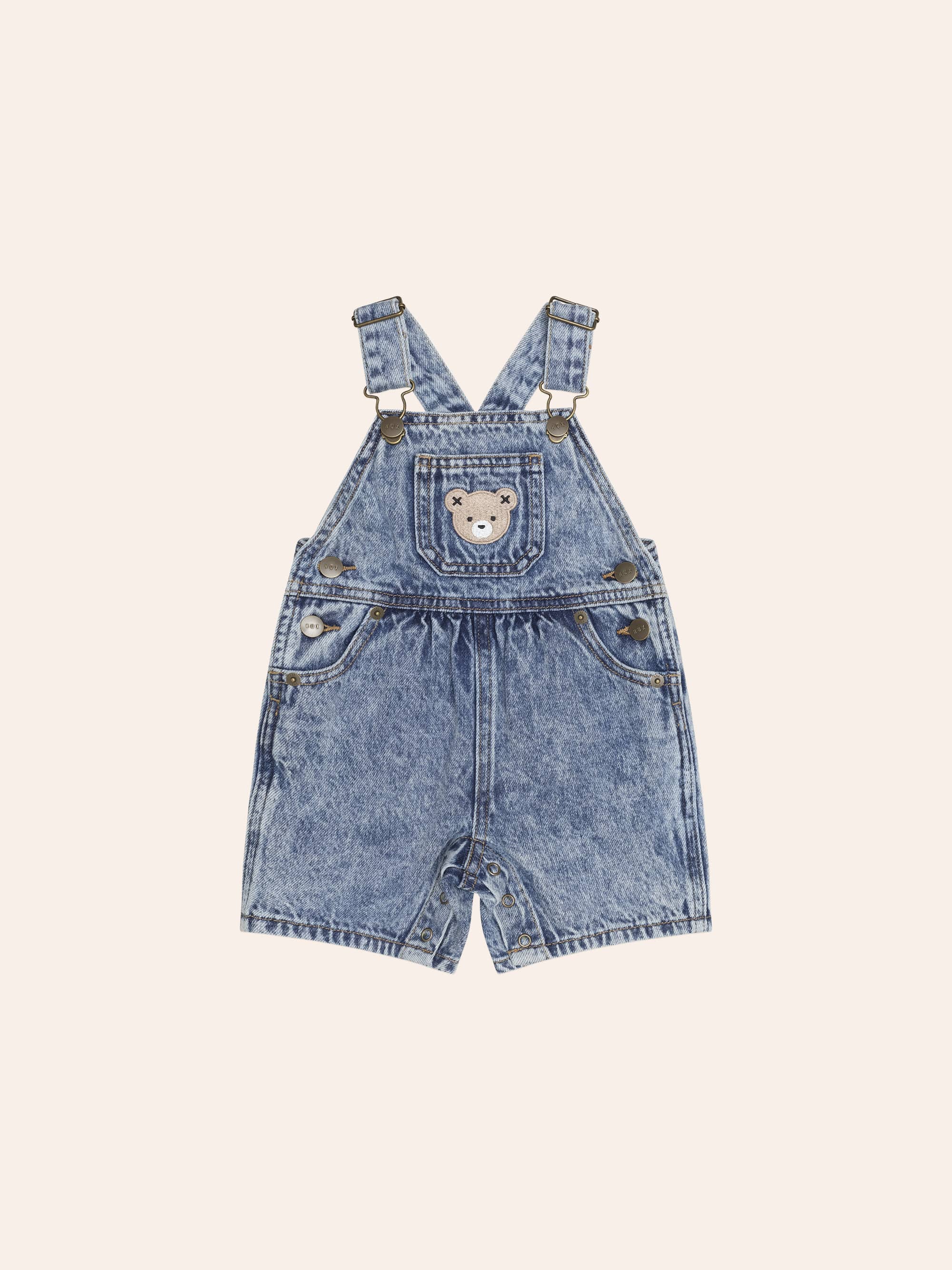 Dreamy Denim Shortall SHORTALL Huxbaby Shopify