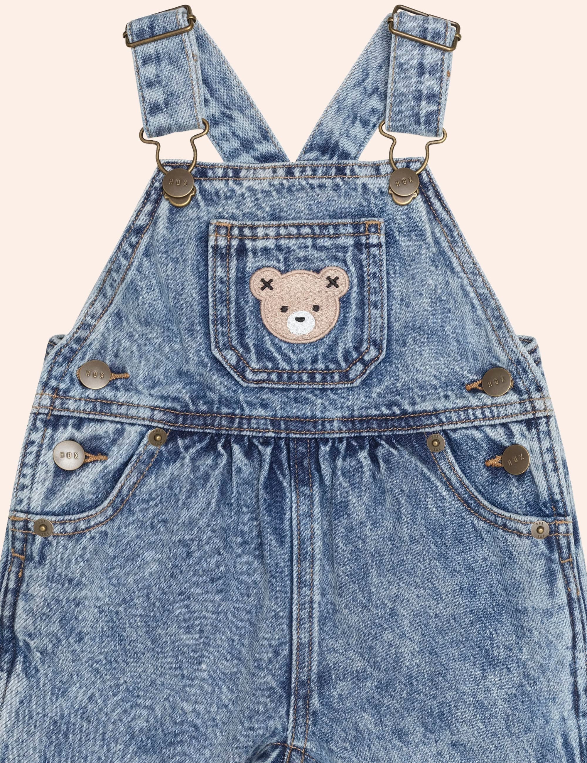 Dreamy Denim Shortall SHORTALL Huxbaby Shopify