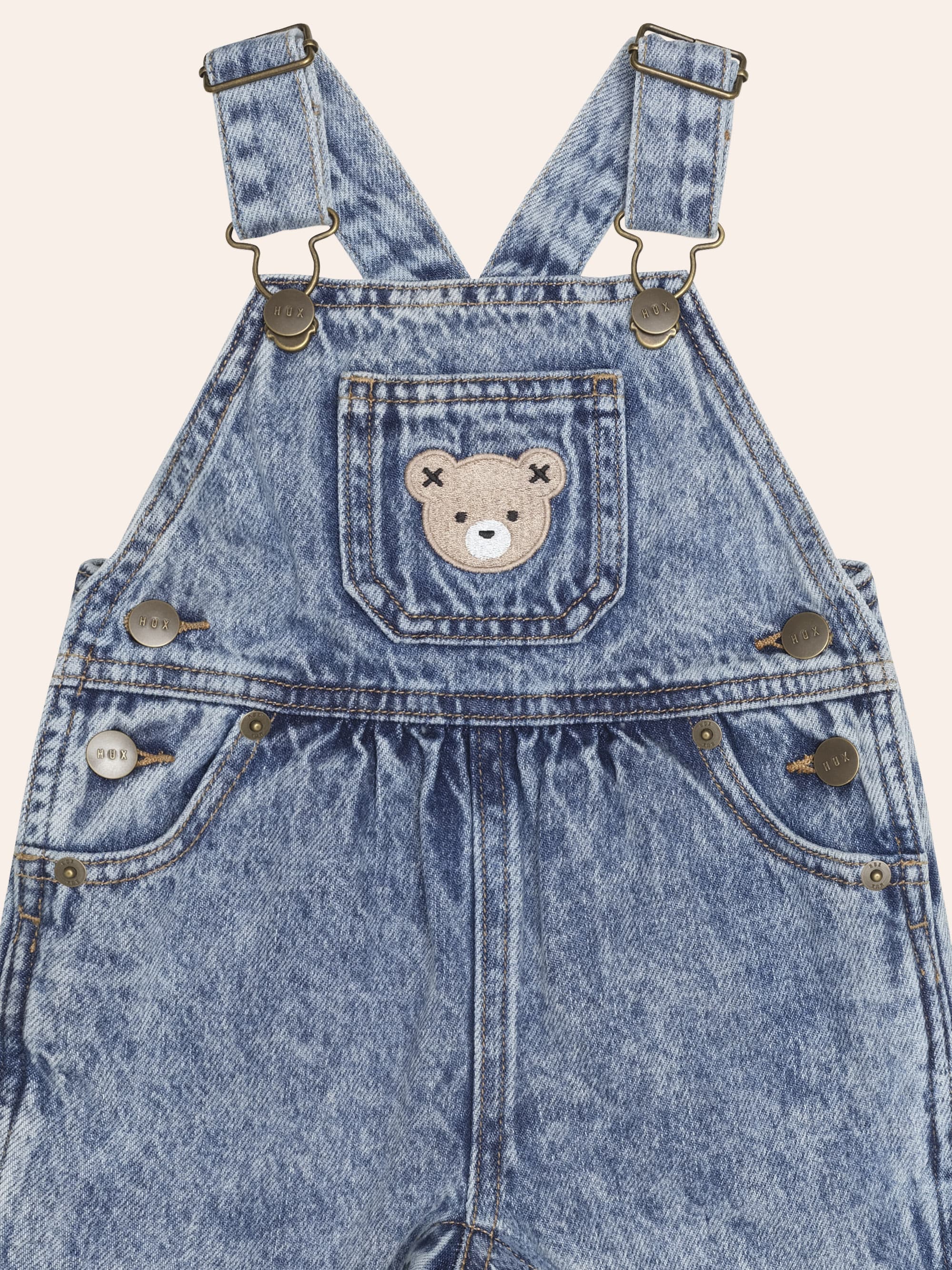 Dreamy Denim Shortall SHORTALL Huxbaby Shopify