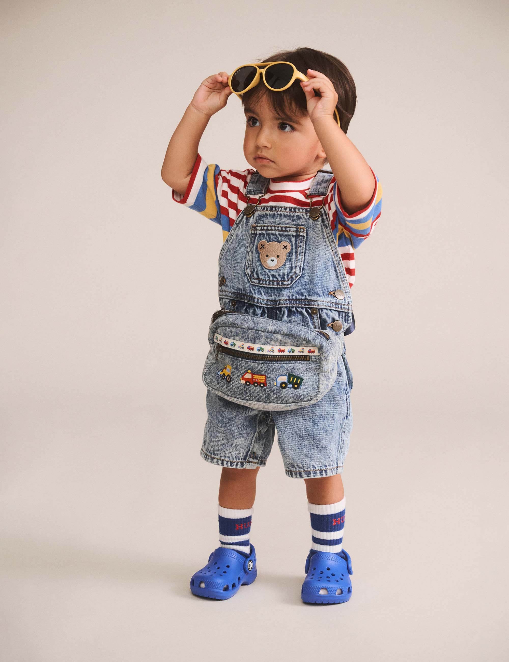 Dreamy Denim Shortall SHORTALL Huxbaby Shopify