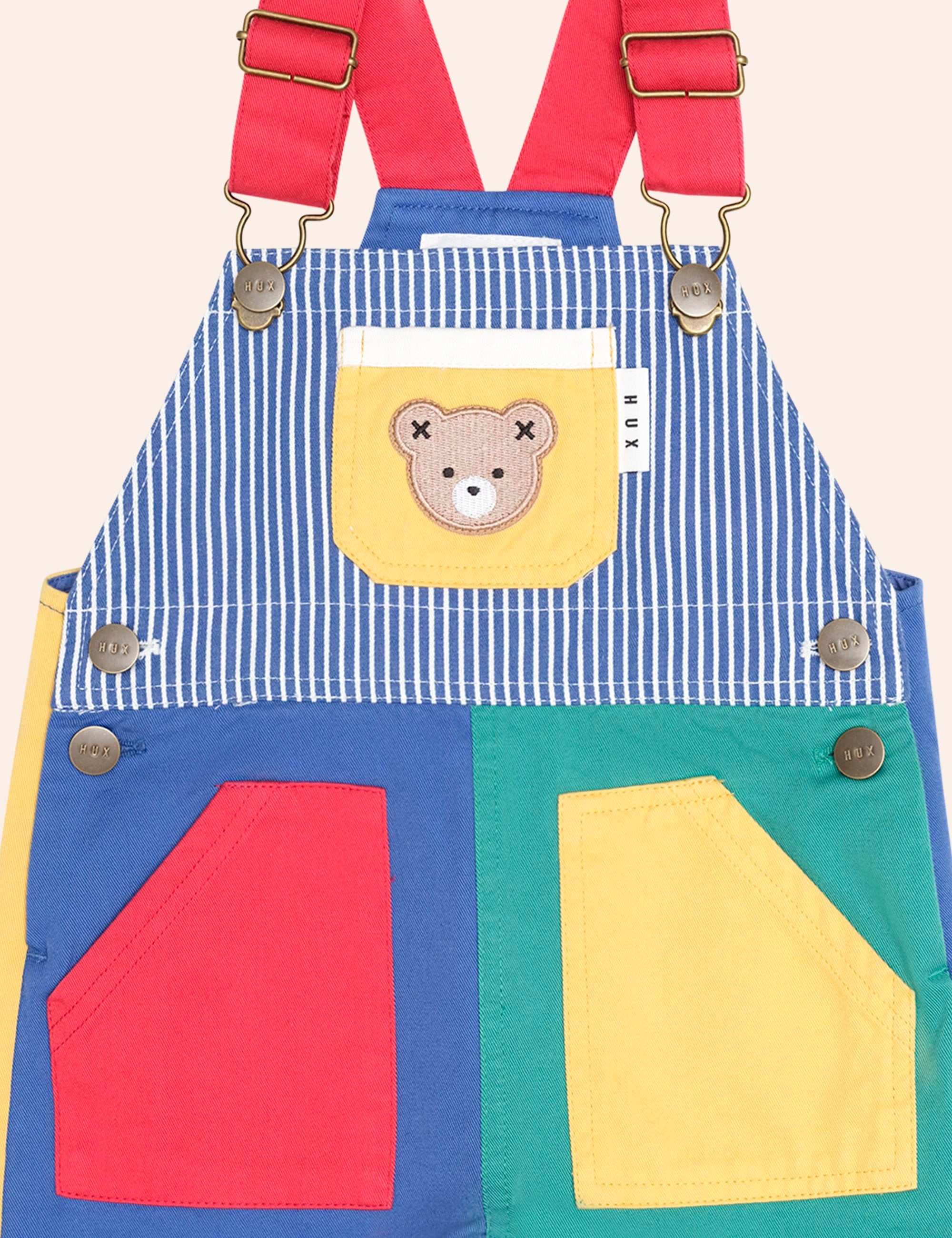 Colour Block Pocket Shortall SHORTALL Huxbaby Shopify
