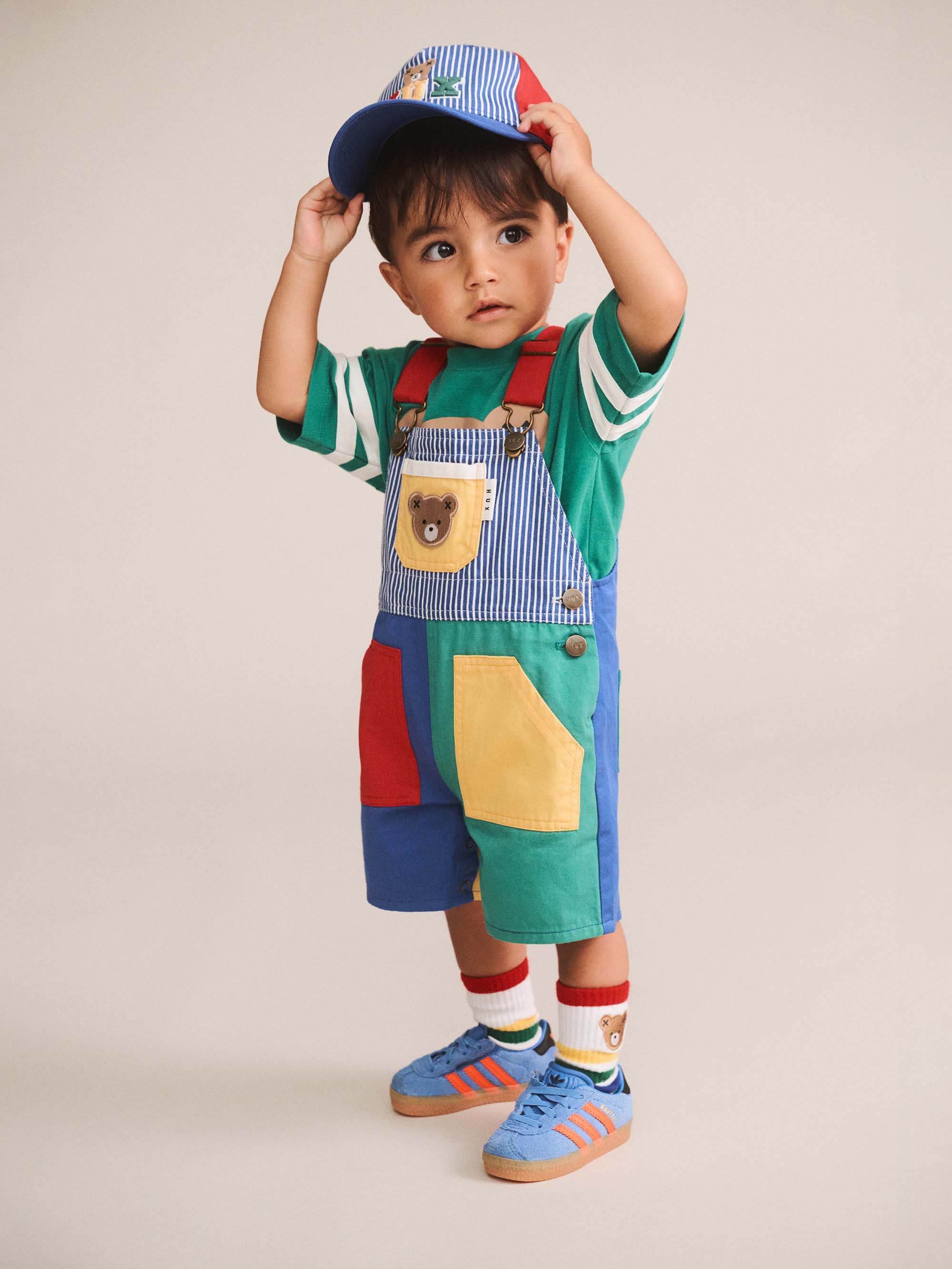 Colour Block Pocket Shortall SHORTALL Huxbaby Shopify