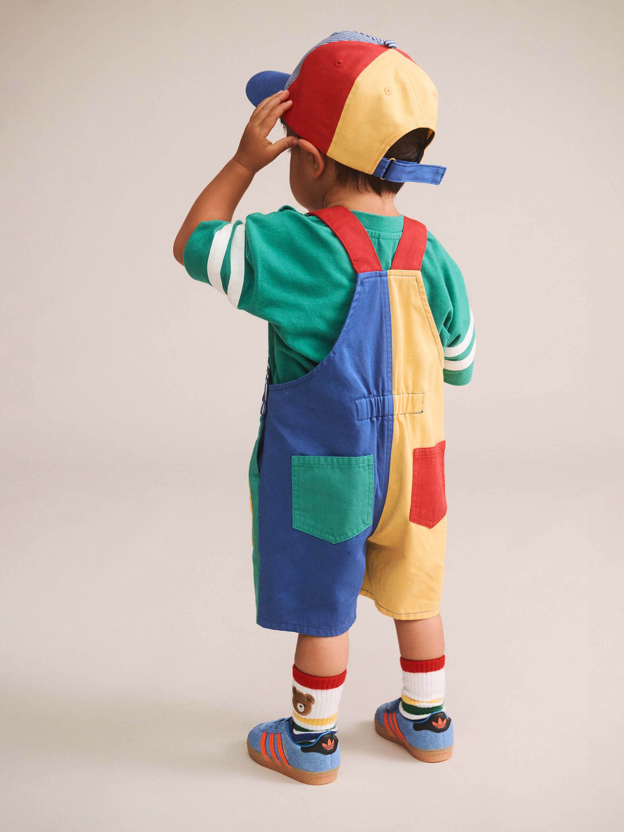 Colour Block Pocket Shortall SHORTALL Huxbaby Shopify