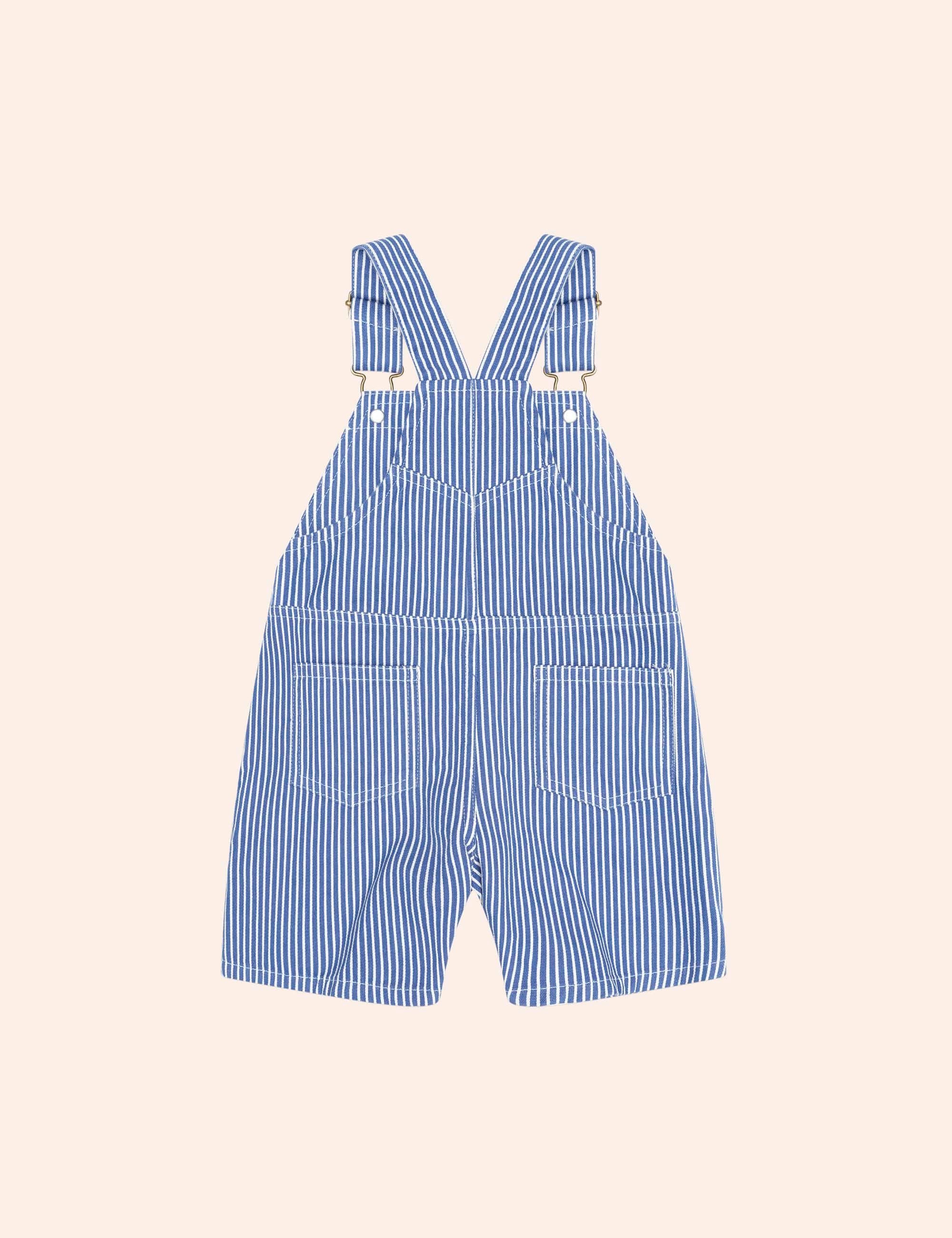 Cobalt Stripe Carpenter Shortall SHORTALL Huxbaby Shopify