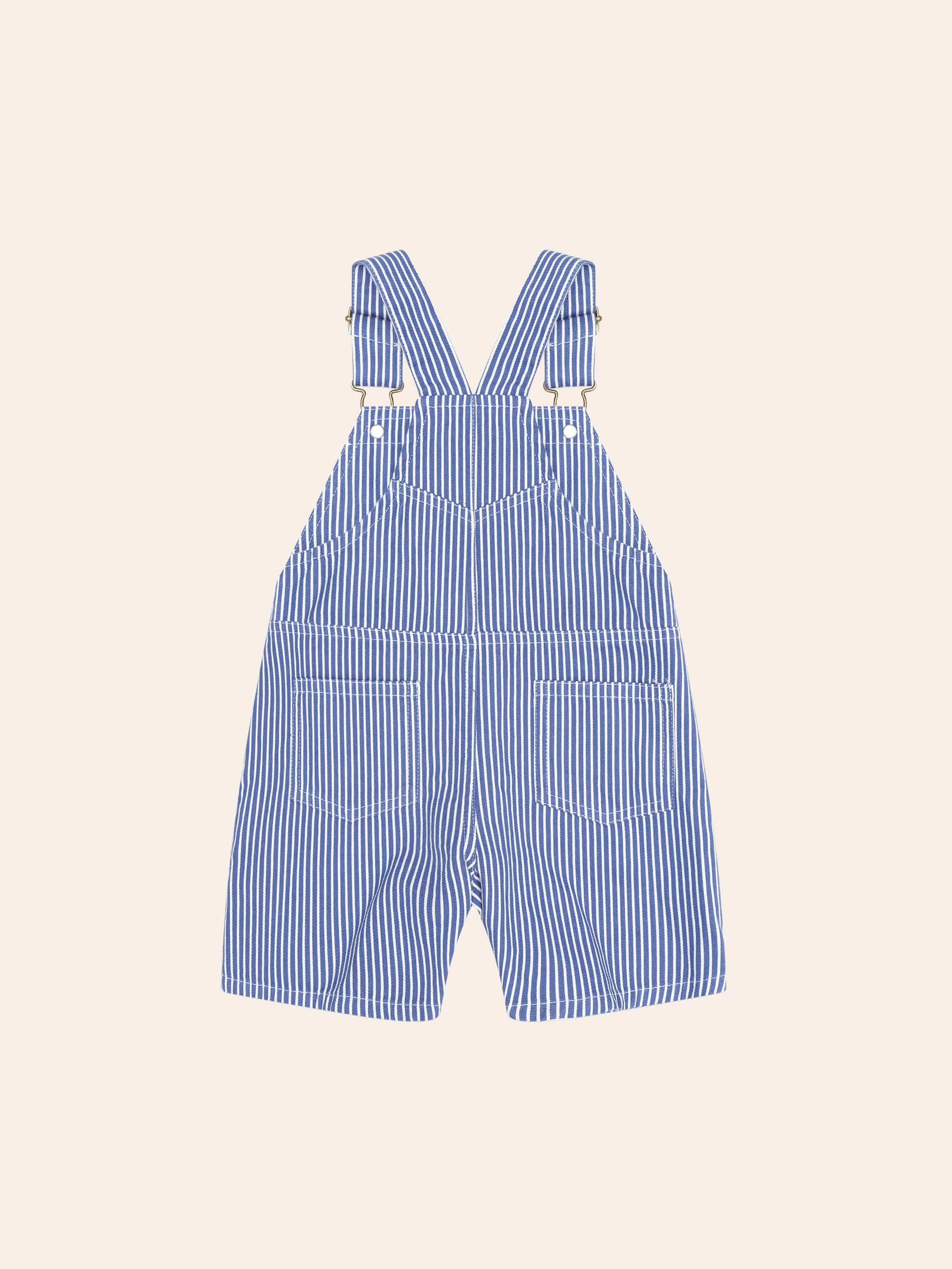 Cobalt Stripe Carpenter Shortall SHORTALL Huxbaby Shopify