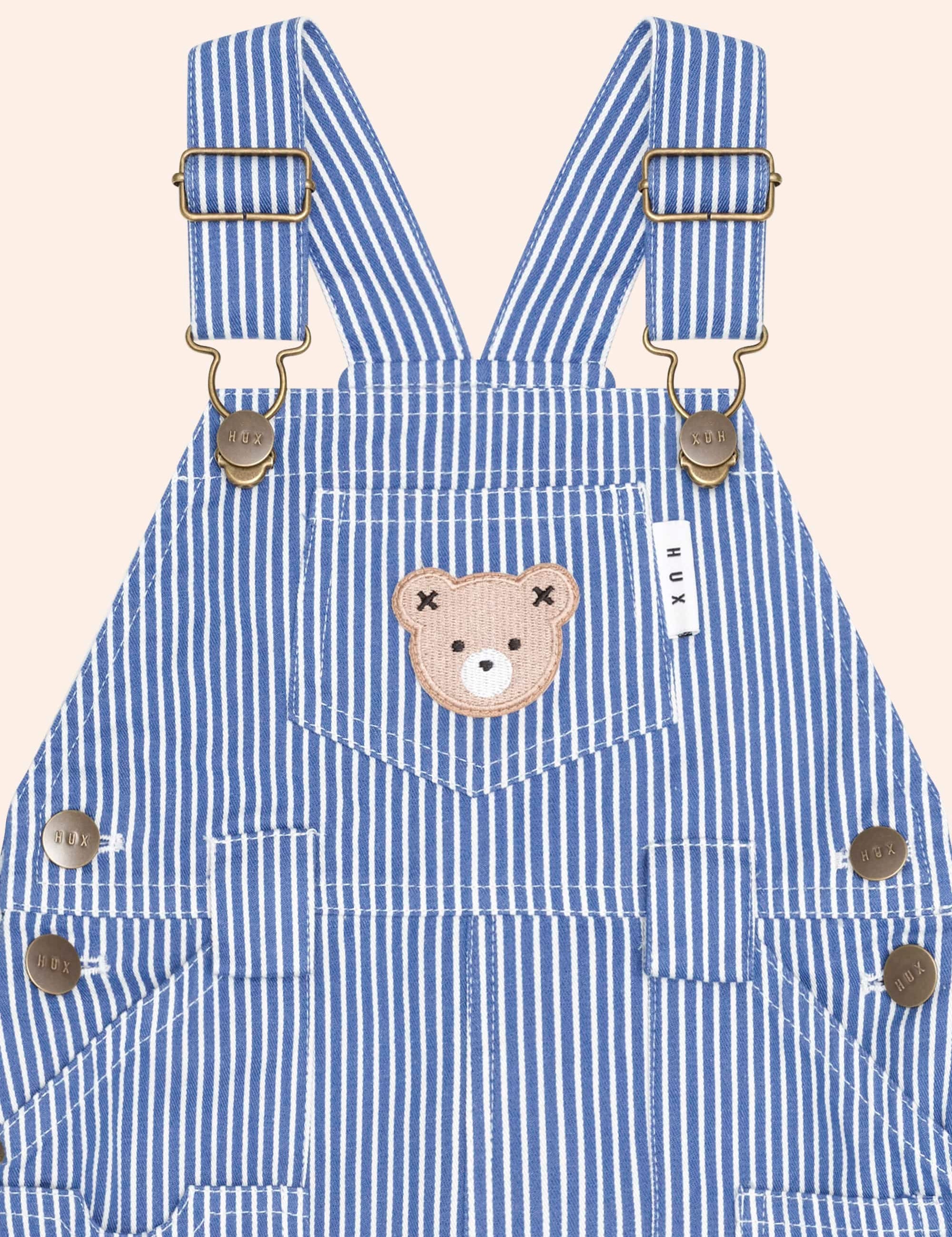 Cobalt Stripe Carpenter Shortall SHORTALL Huxbaby Shopify