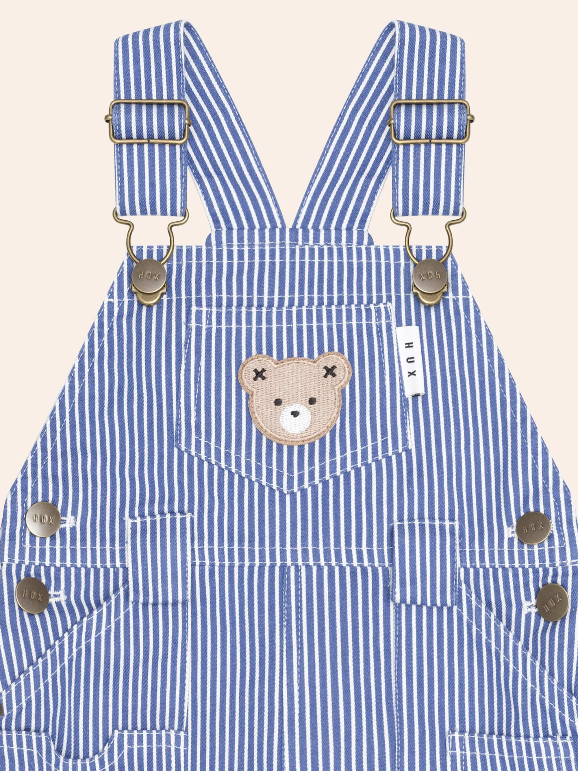 Cobalt Stripe Carpenter Shortall SHORTALL Huxbaby Shopify