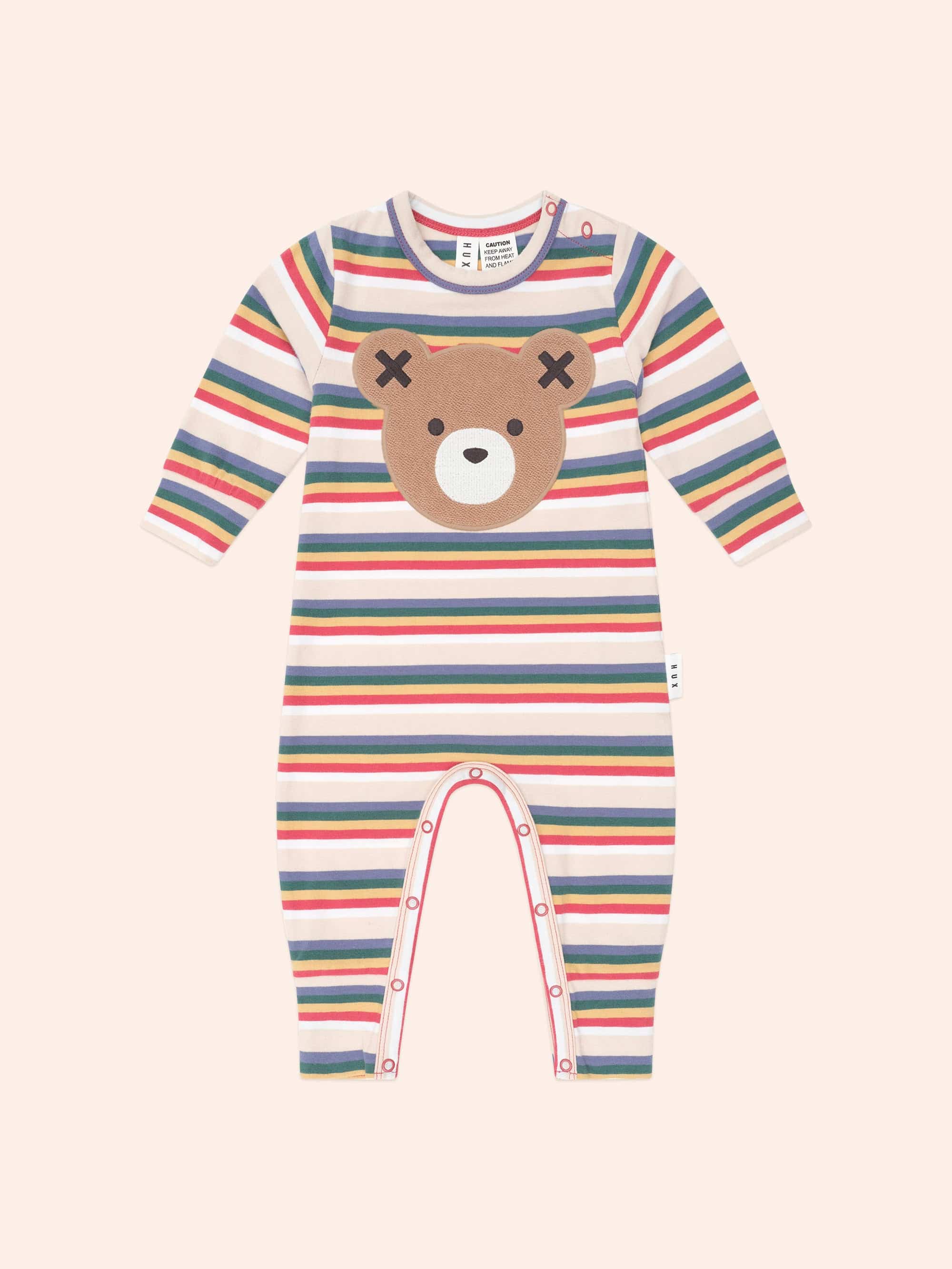 Vintage Stripe Huxbear Romper ROMPER Huxbaby