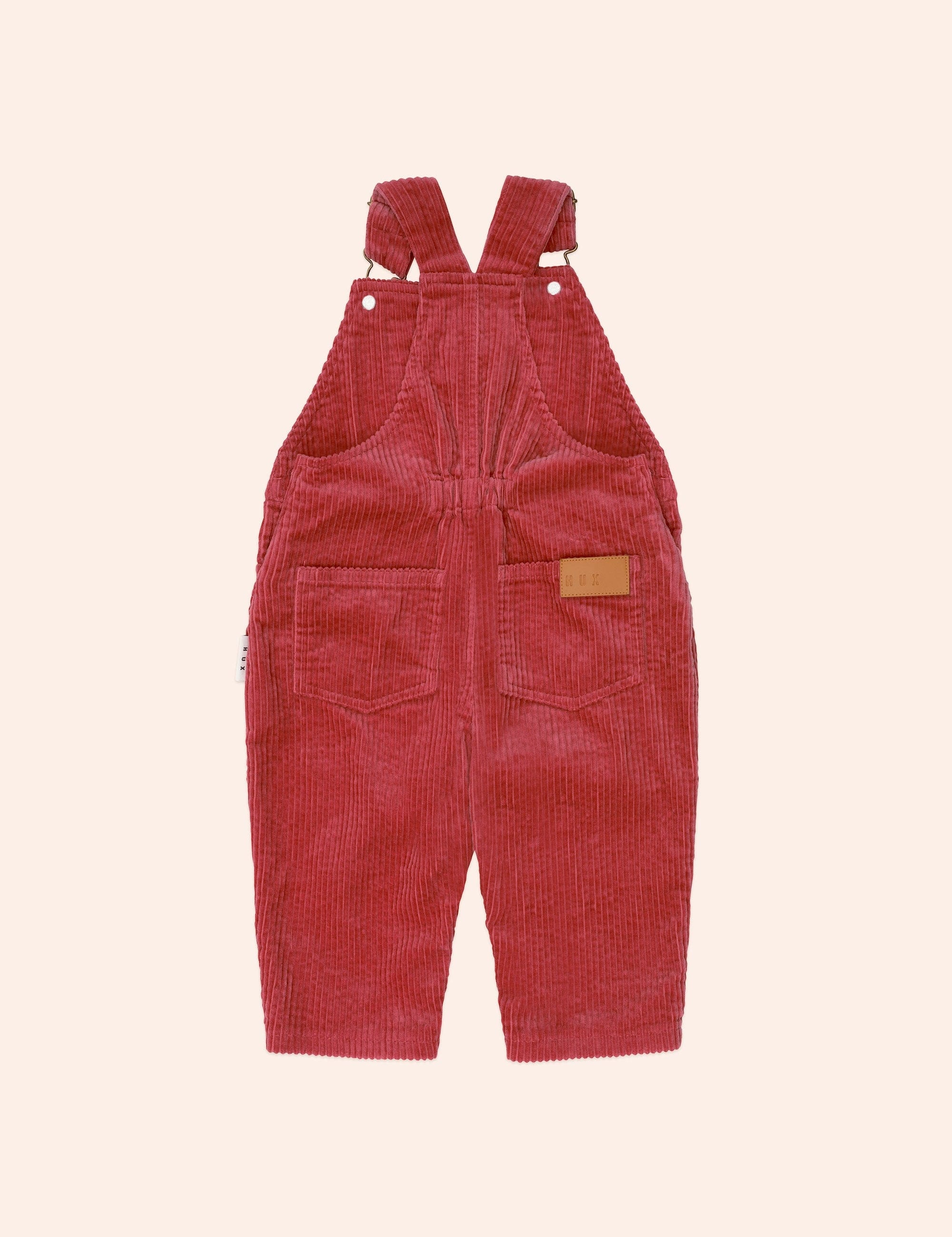 Classic Cord Overalls Red OVERALL Huxbaby