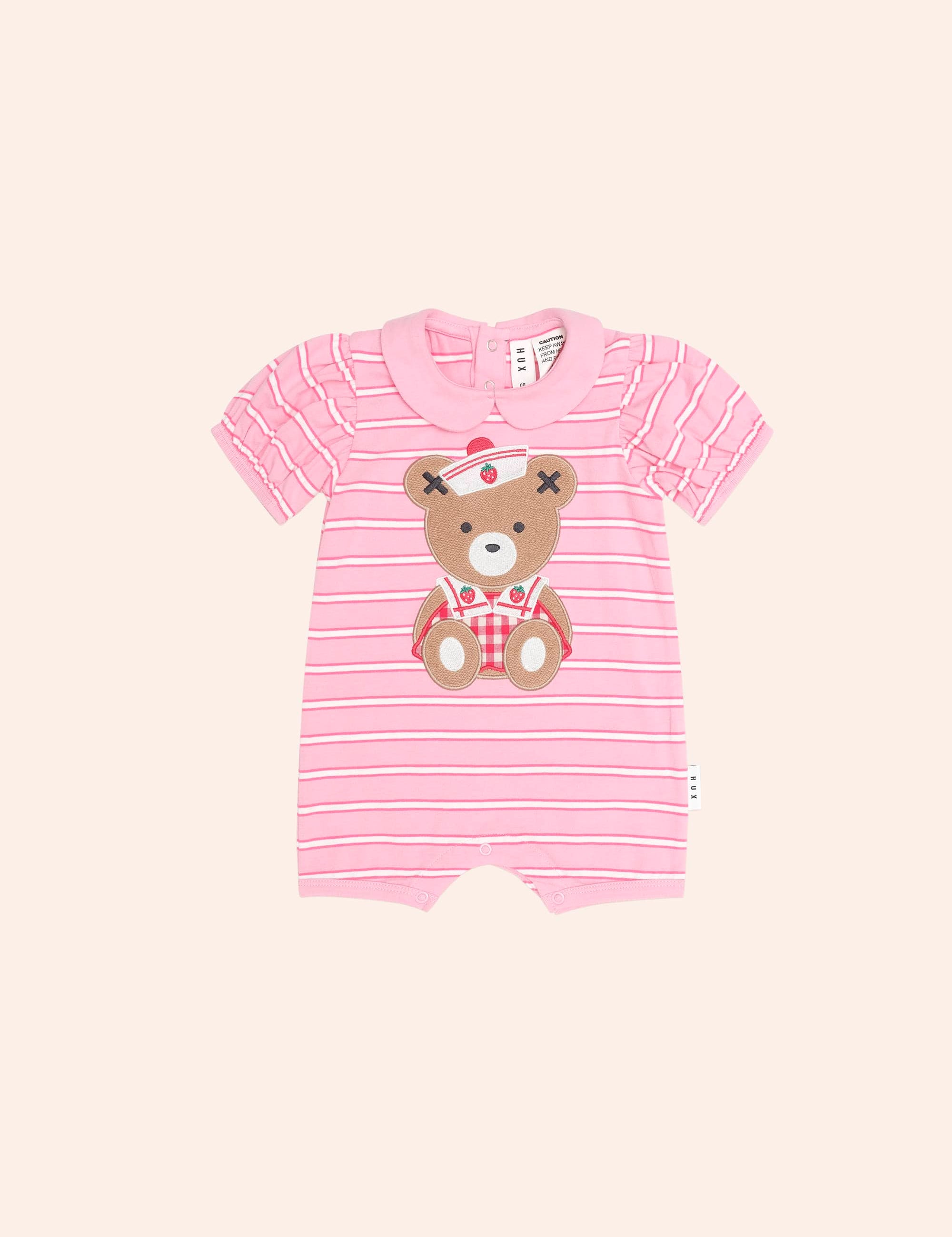 Nautical Huxette Collar Romper ONESIE Huxbaby Shopify