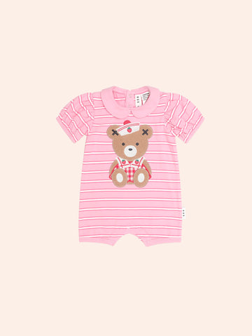 Nautical Huxette Collar Romper ONESIE Huxbaby Shopify