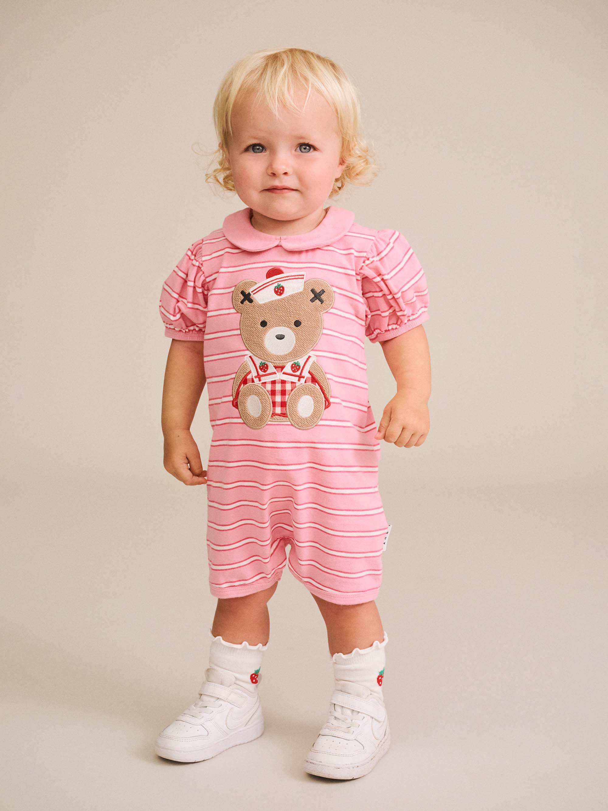 Nautical Huxette Collar Romper ONESIE Huxbaby Shopify