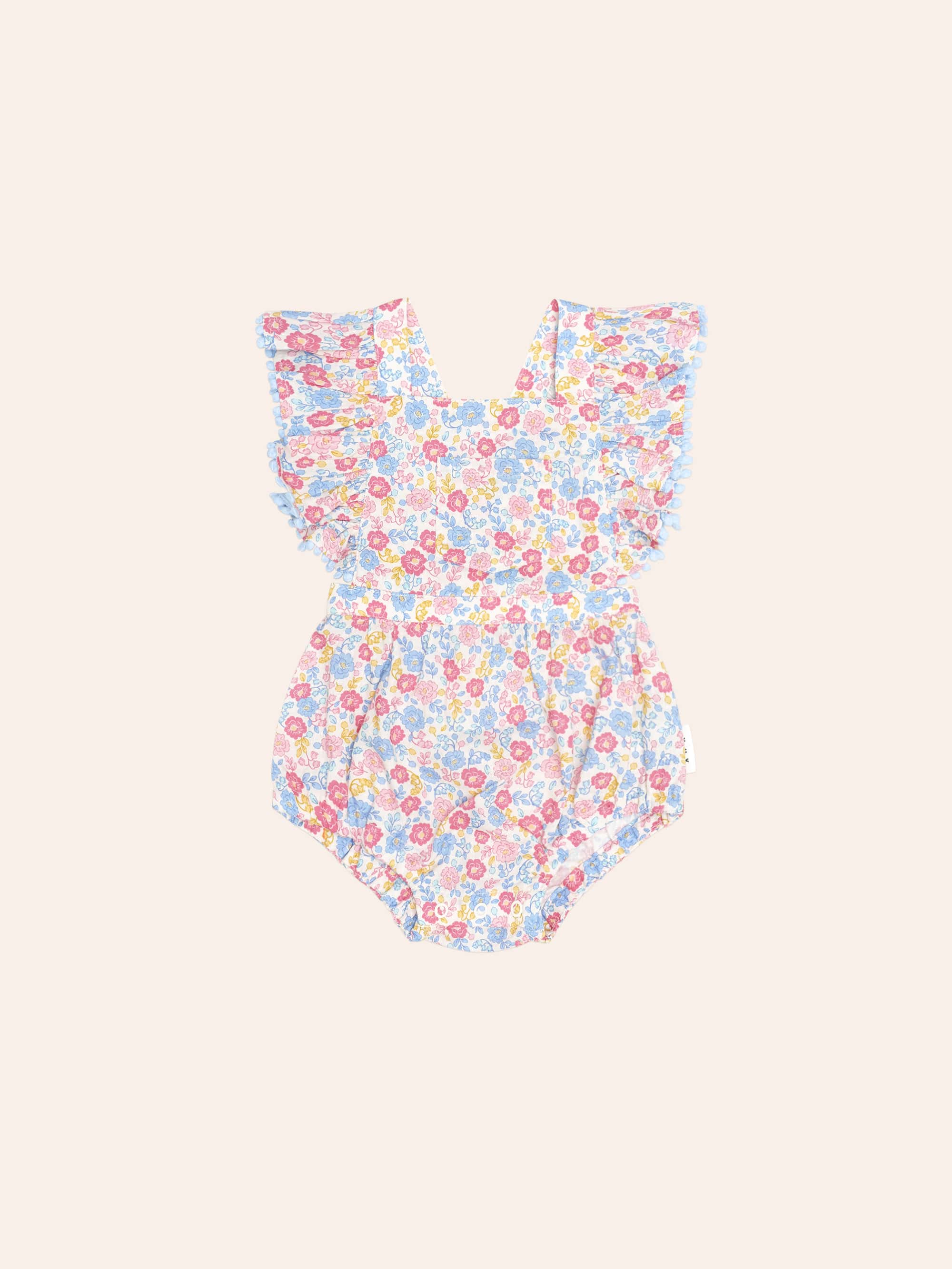 Vintage Floral Playsuit PLAYSUIT Huxbaby Shopify