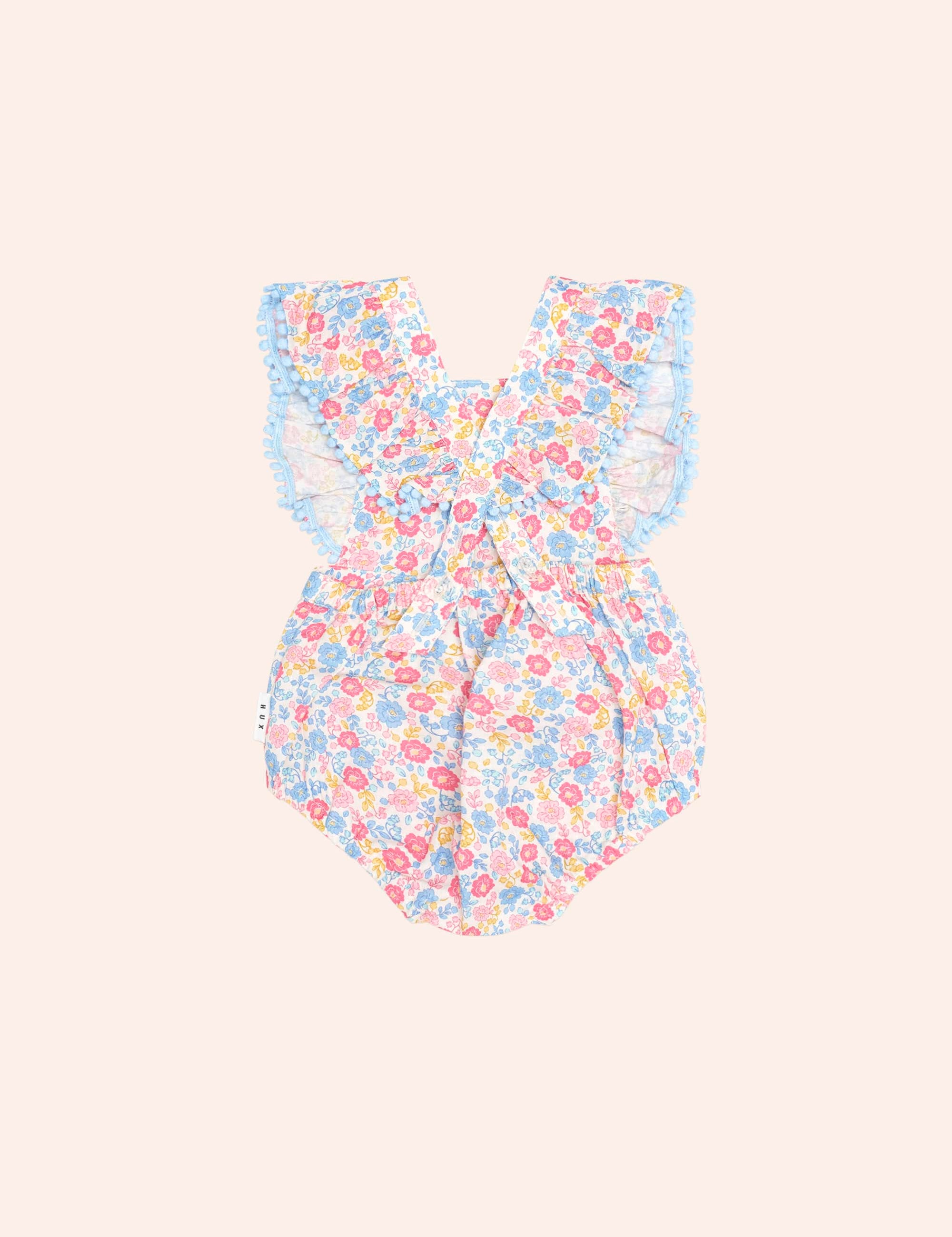 Vintage Floral Playsuit PLAYSUIT Huxbaby Shopify