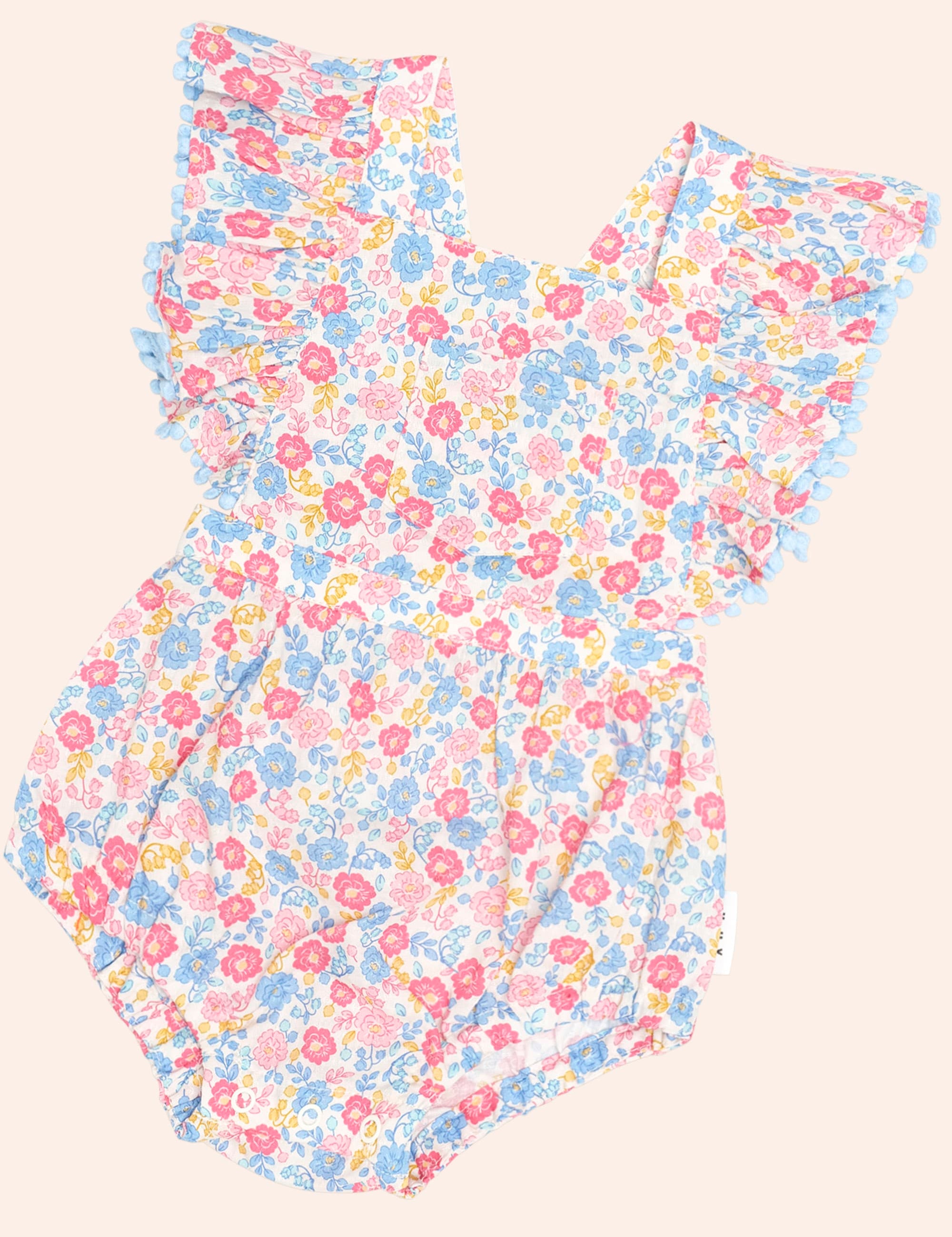 Vintage Floral Playsuit PLAYSUIT Huxbaby Shopify