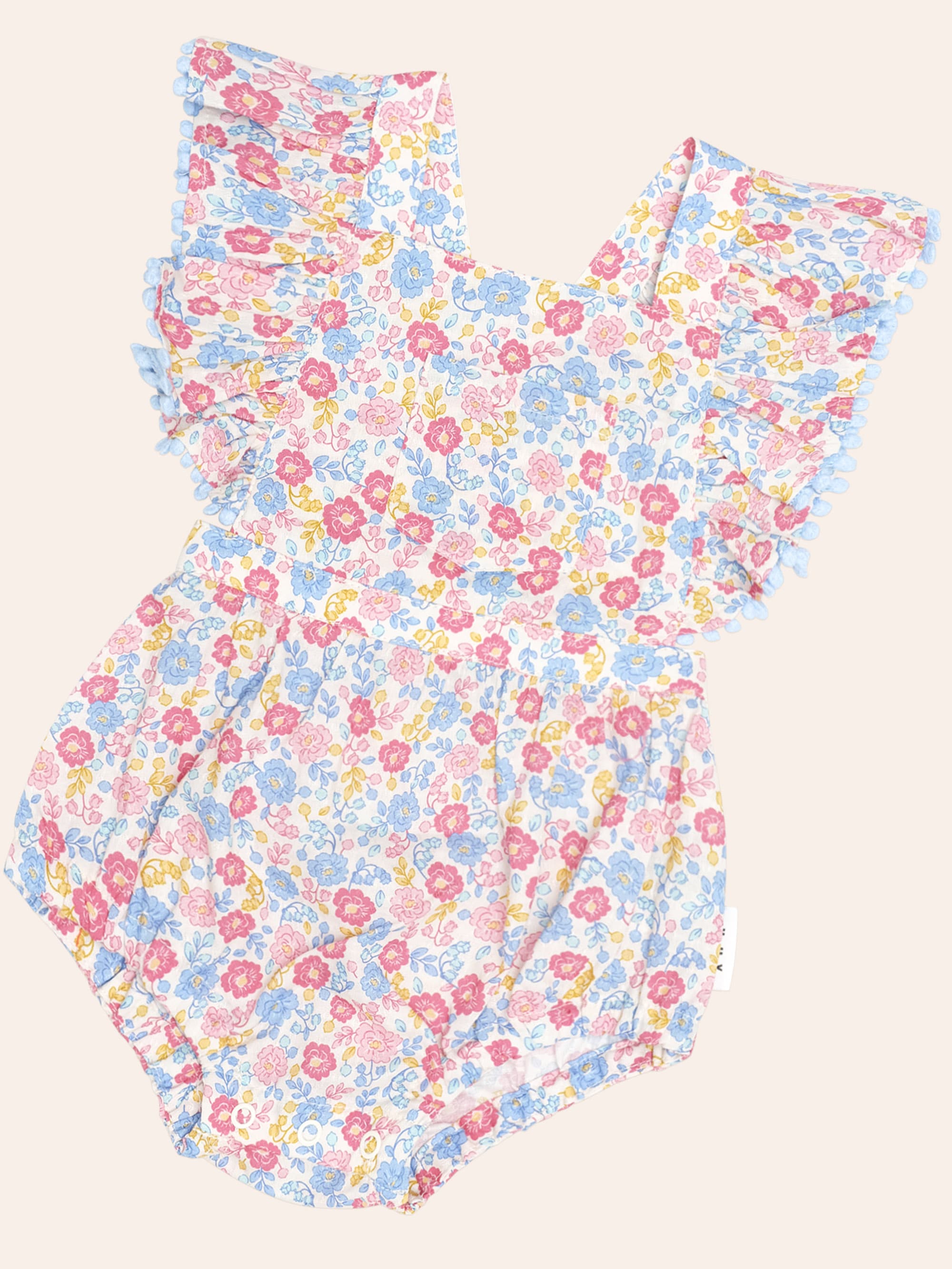 Vintage Floral Playsuit PLAYSUIT Huxbaby Shopify