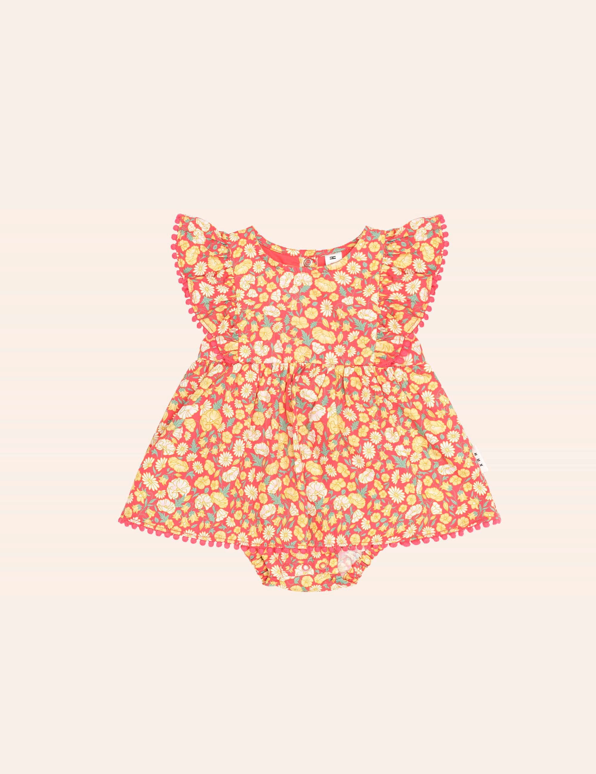 Nautical Floral Dress With Bloomer PLAYSUIT Huxbaby Shopify