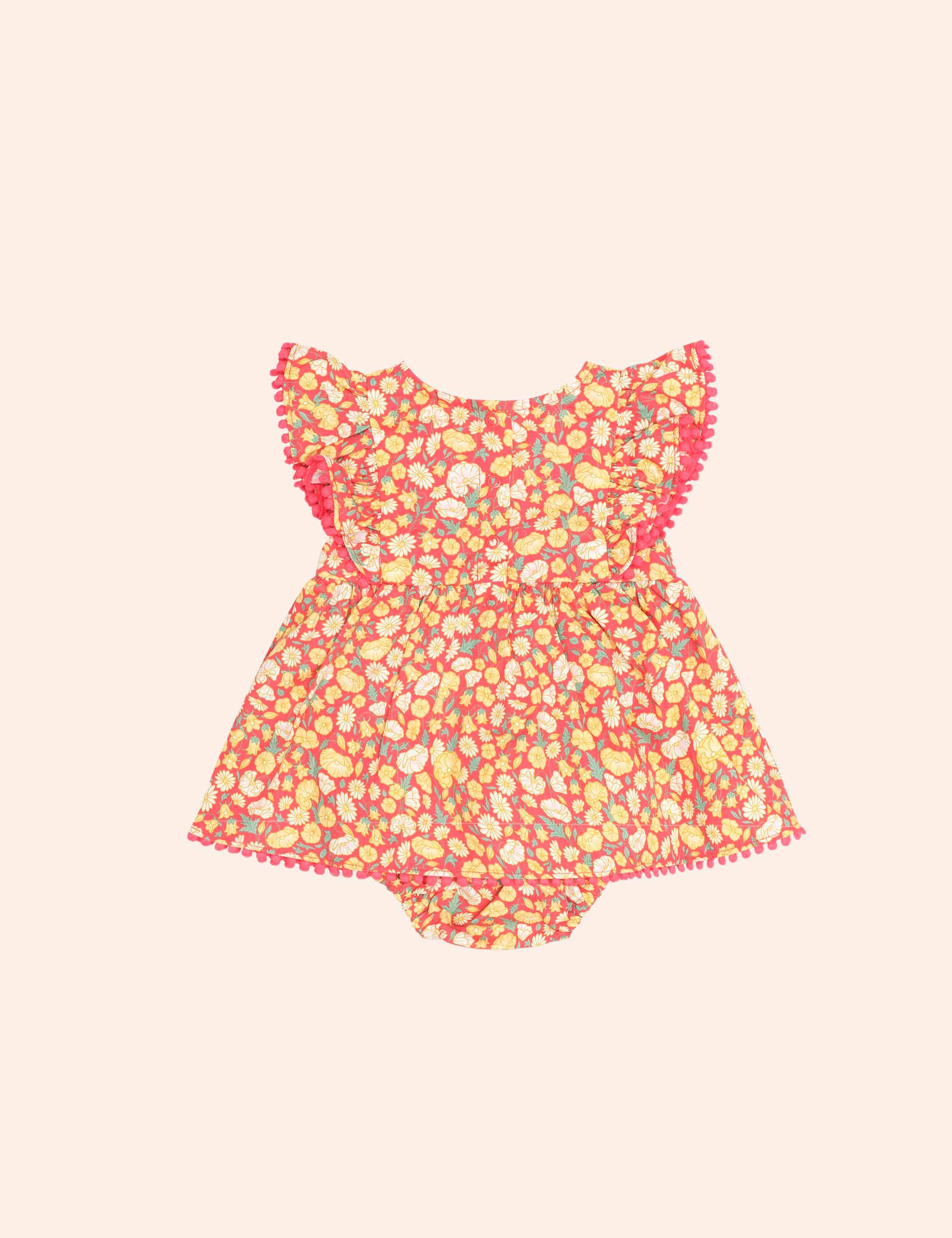 Nautical Floral Dress With Bloomer PLAYSUIT Huxbaby Shopify