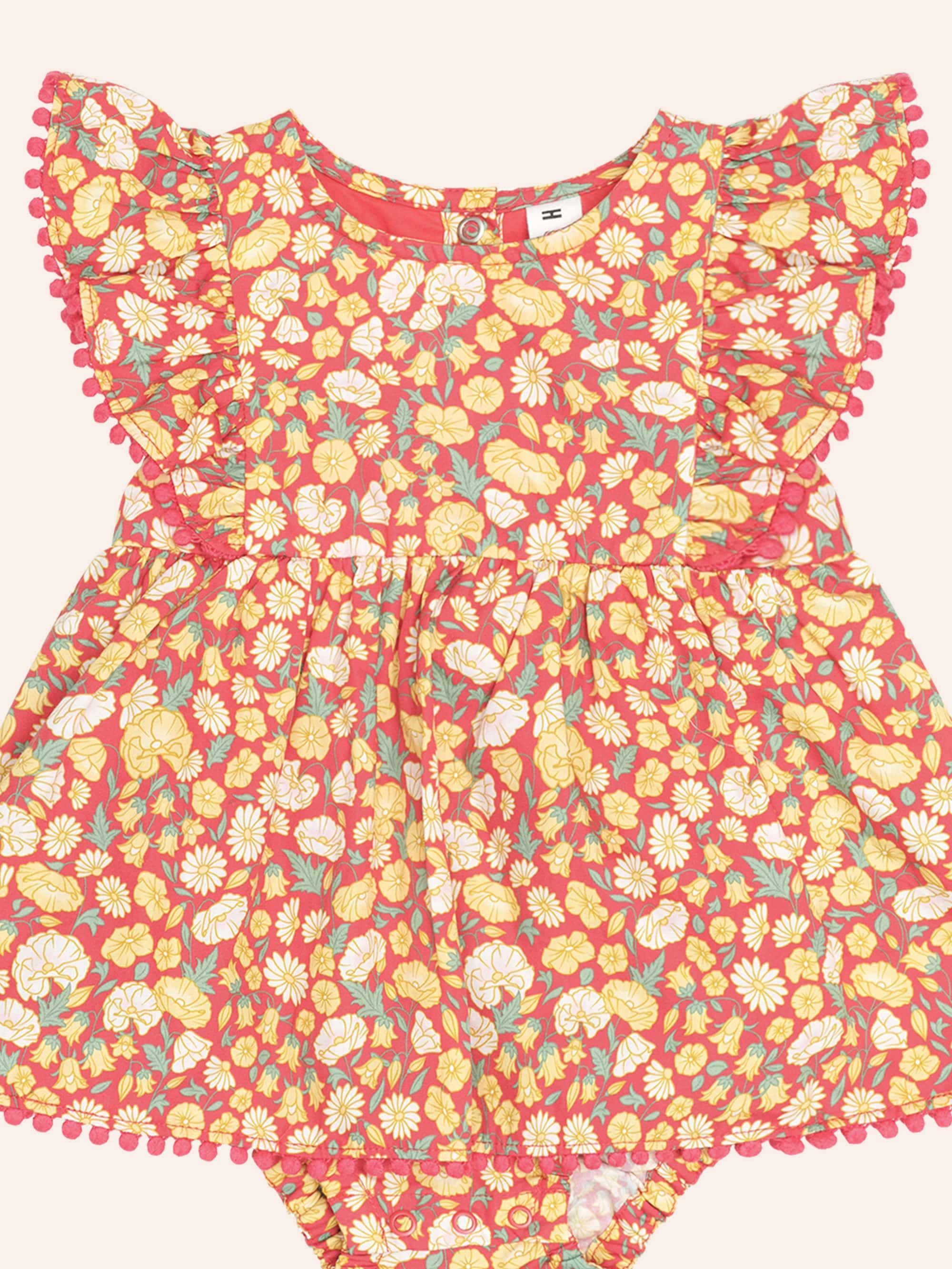 Nautical Floral Dress With Bloomer PLAYSUIT Huxbaby Shopify