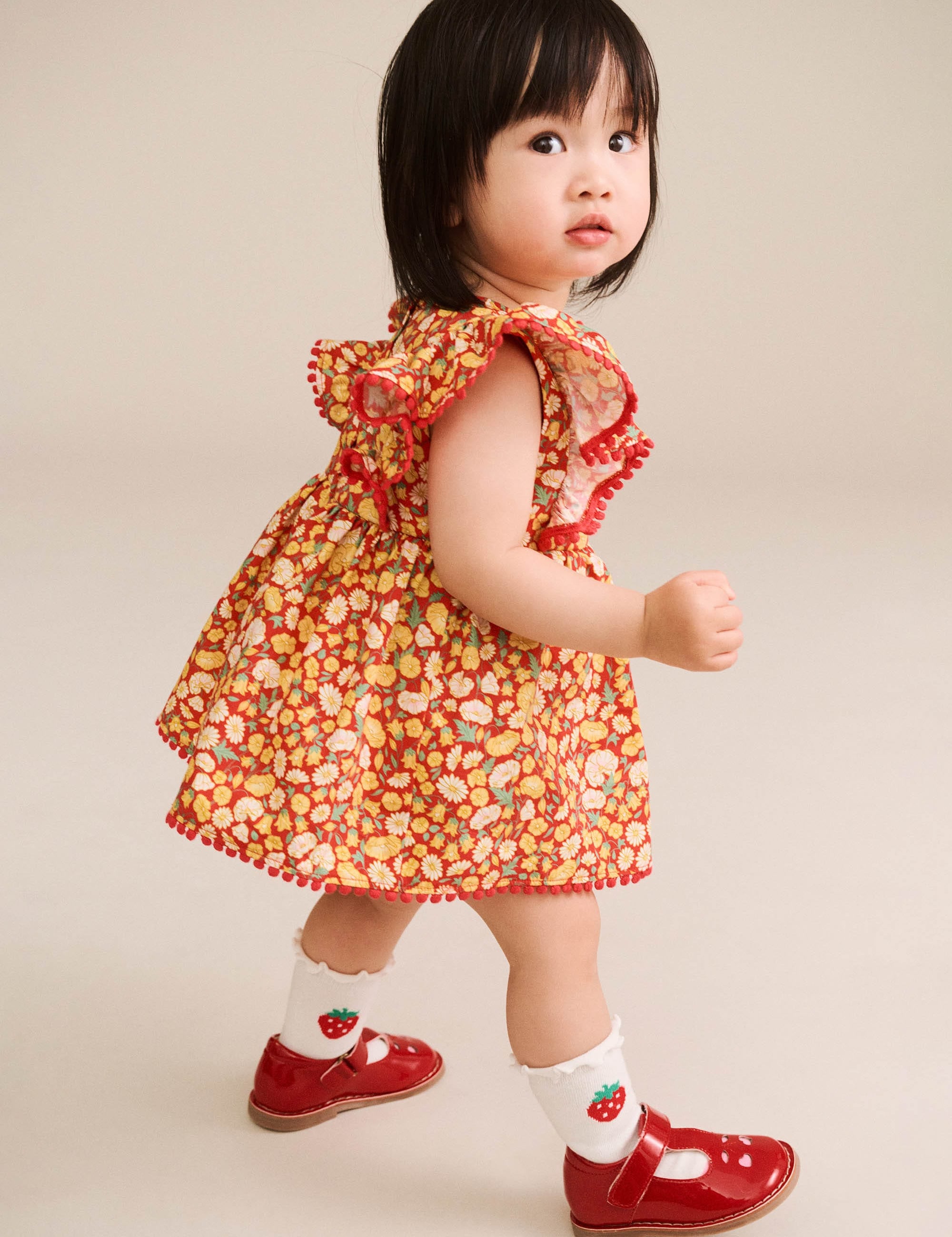 Nautical Floral Dress With Bloomer PLAYSUIT Huxbaby Shopify