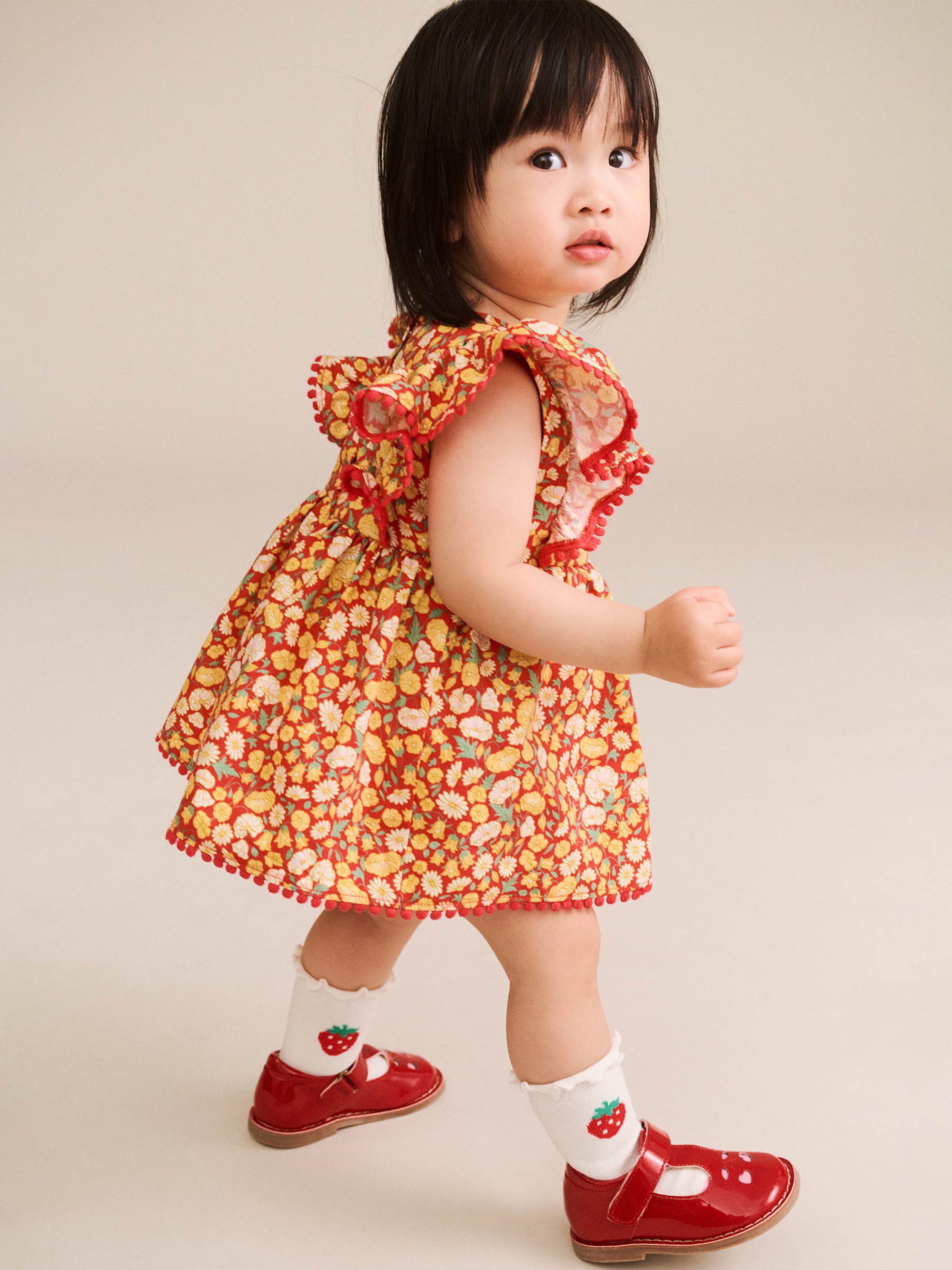 Nautical Floral Dress With Bloomer PLAYSUIT Huxbaby Shopify