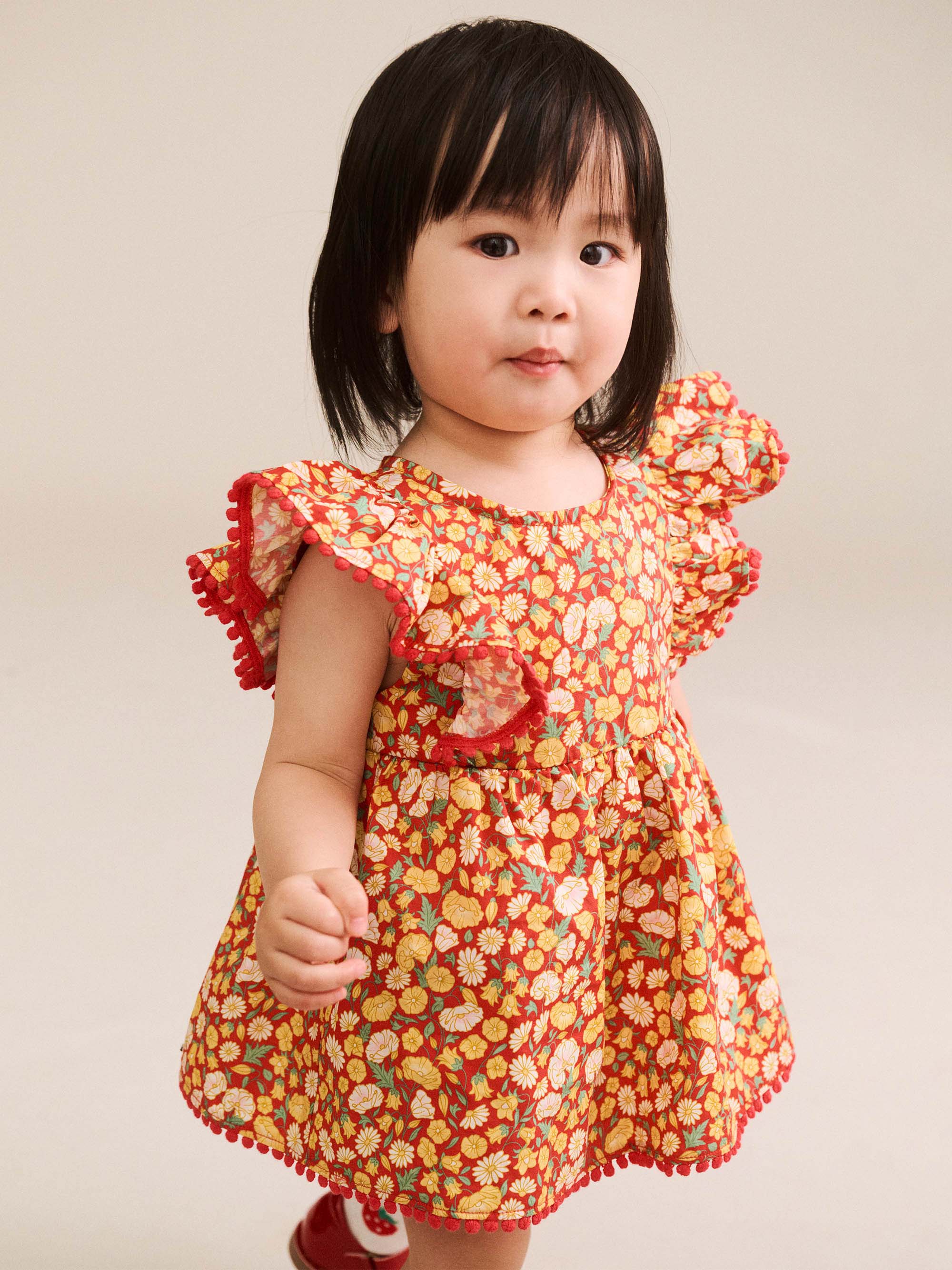 Nautical Floral Dress With Bloomer PLAYSUIT Huxbaby Shopify