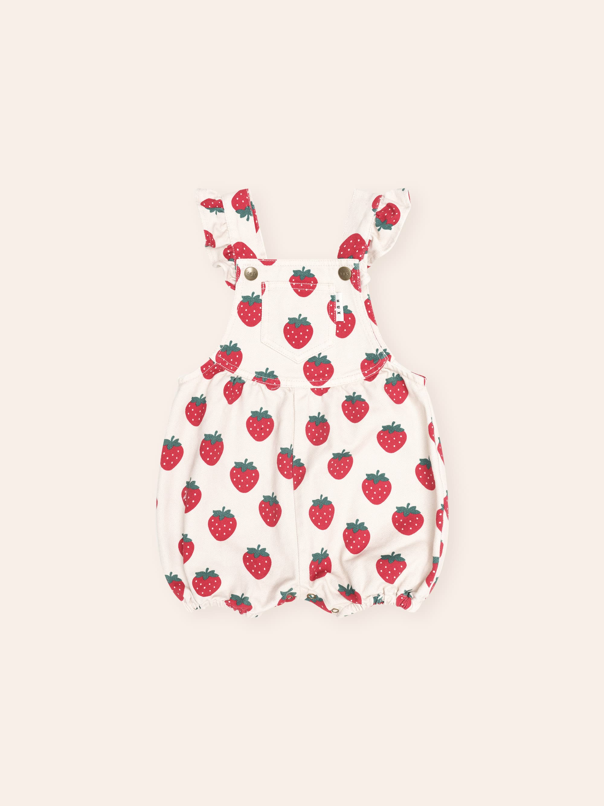 Strawberry Bubble Romper PLAYSUIT Huxbaby Shopify