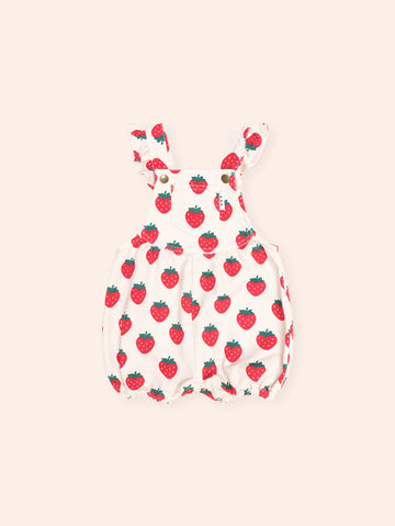Strawberry Bubble Romper PLAYSUIT Huxbaby Shopify