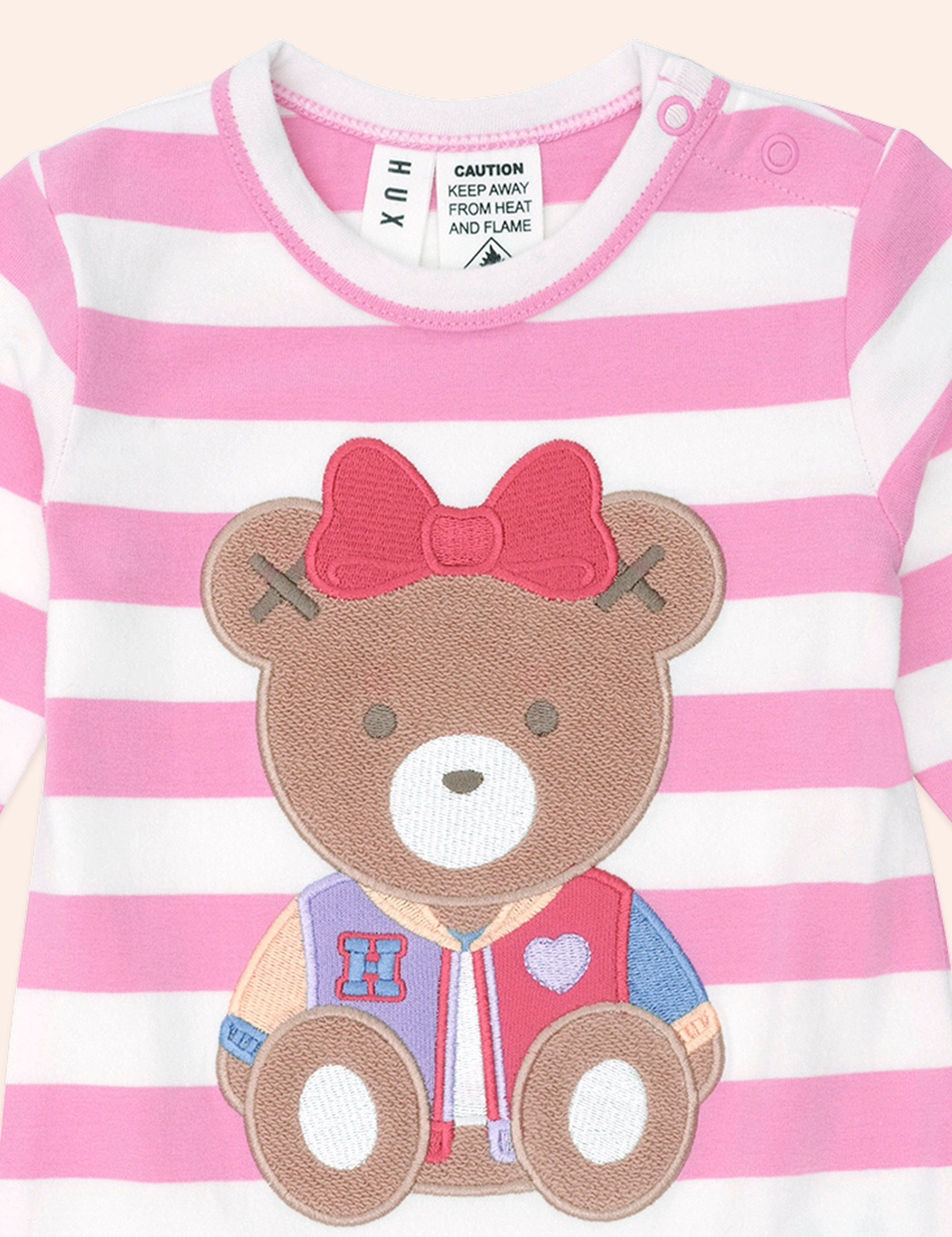 Varsity Huxette Romper ROMPER Huxbaby